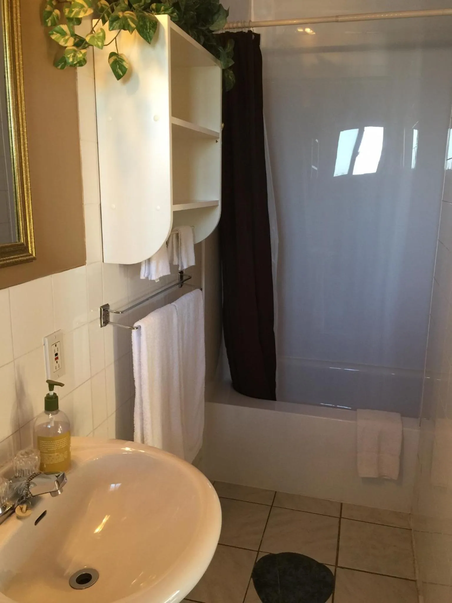 Bathroom in Motel Montgolfière JP