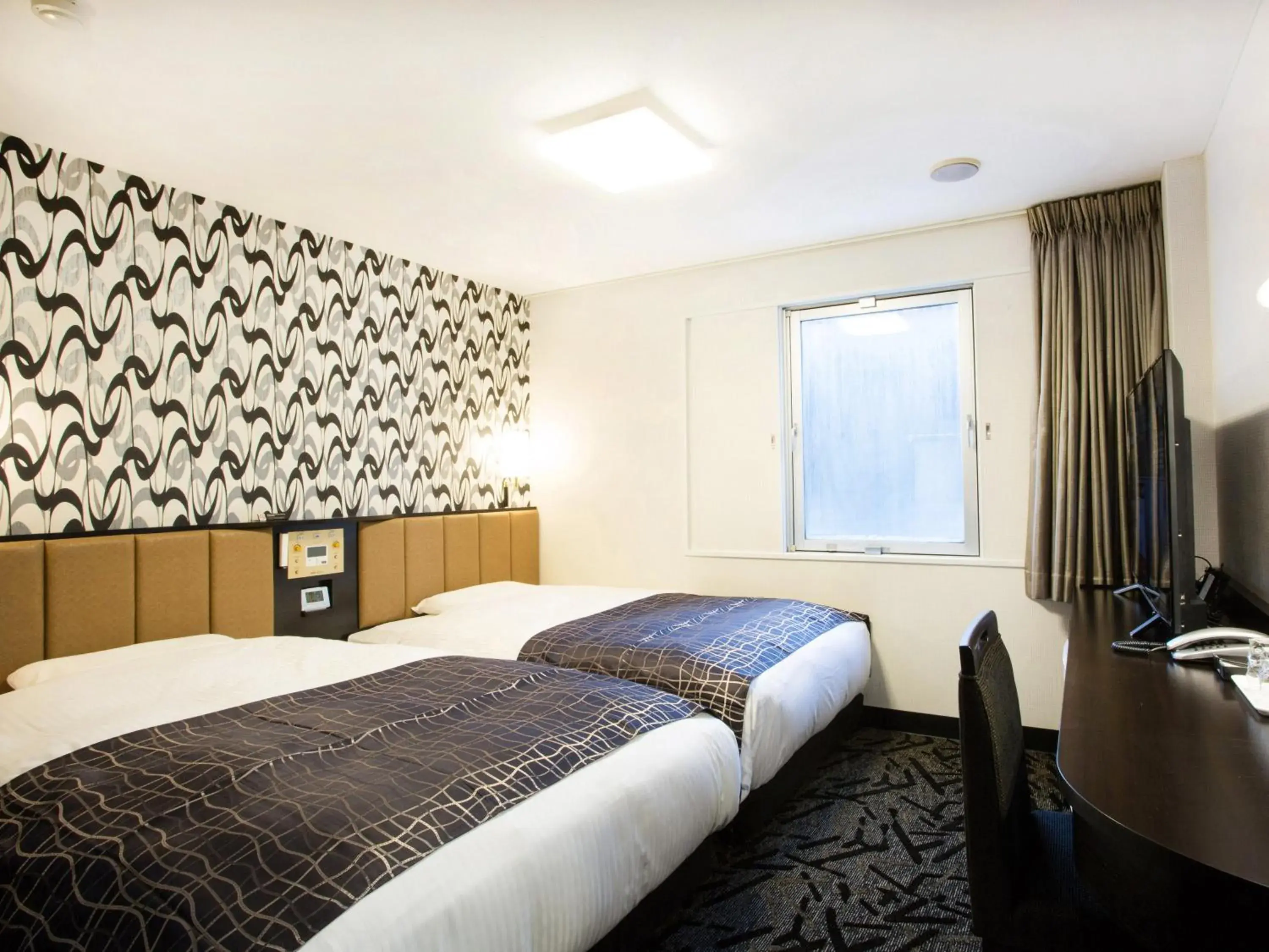 Photo of the whole room, Bed in APA Hotel Hakodate Ekimae Photo of the whole room, Bed in APA Hotel Hakodate Ekimae