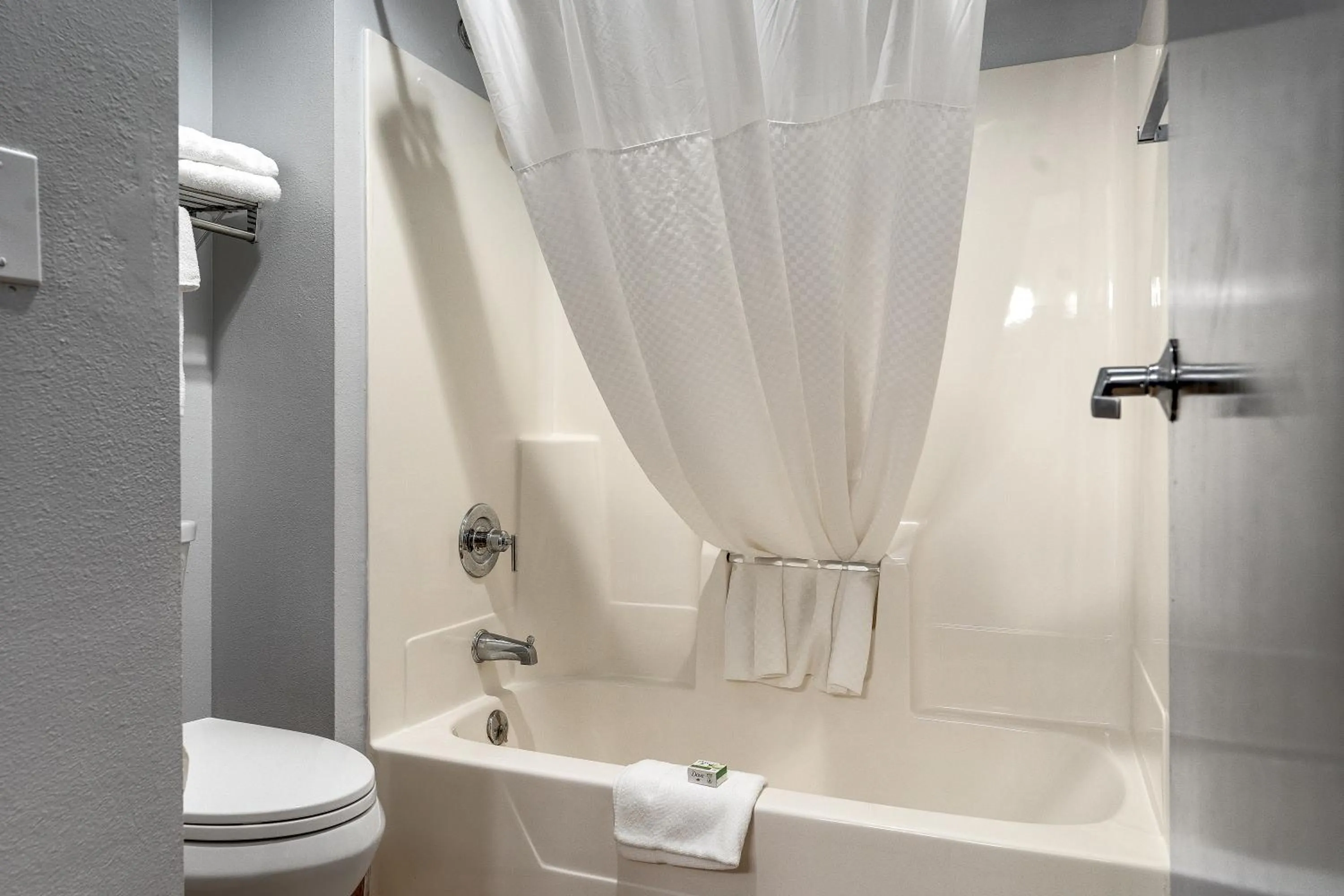 Shower in Baymont by Wyndham La Crosse/Onalaska