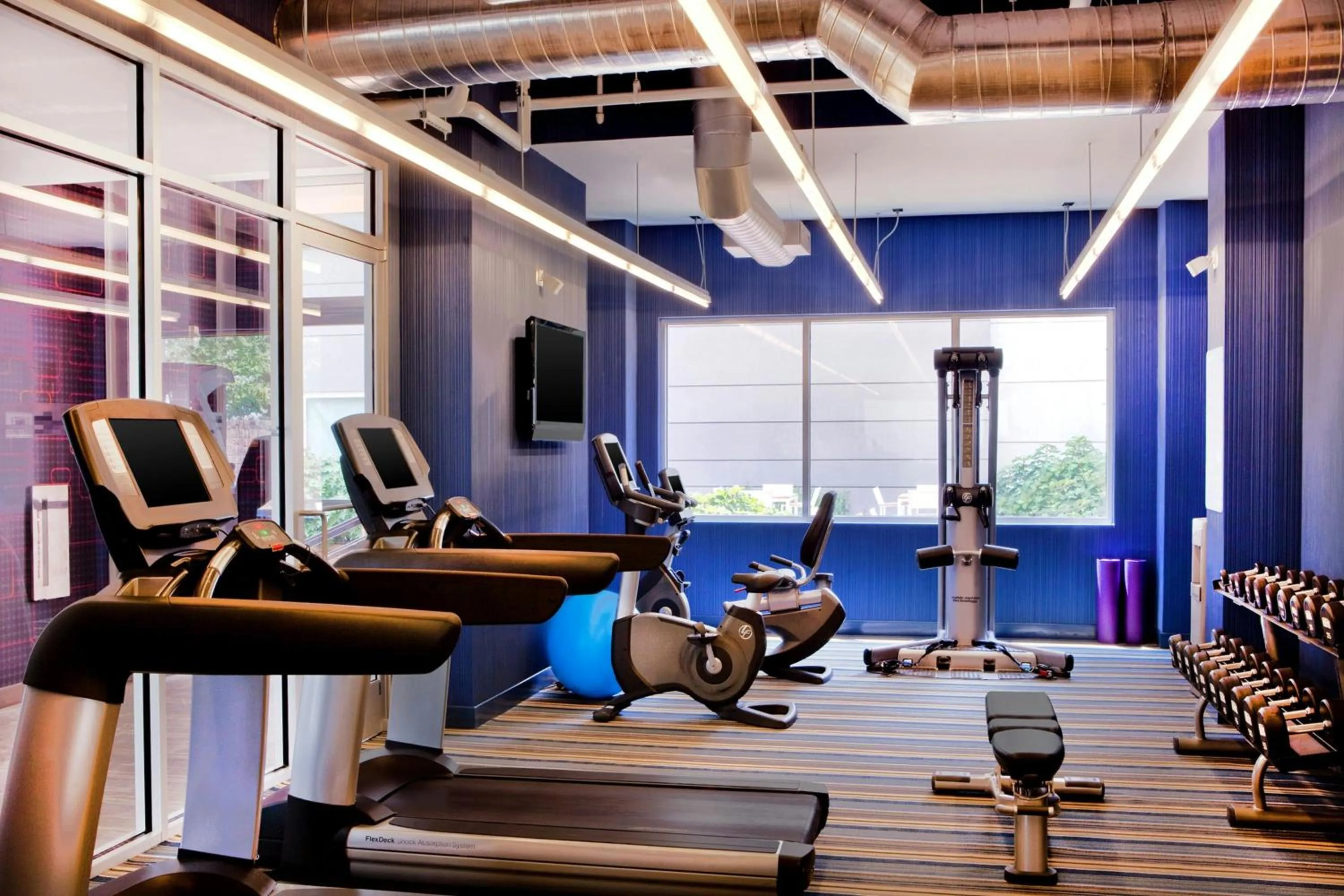 Fitness centre/facilities in Aloft Arundel Mills BWI Airport