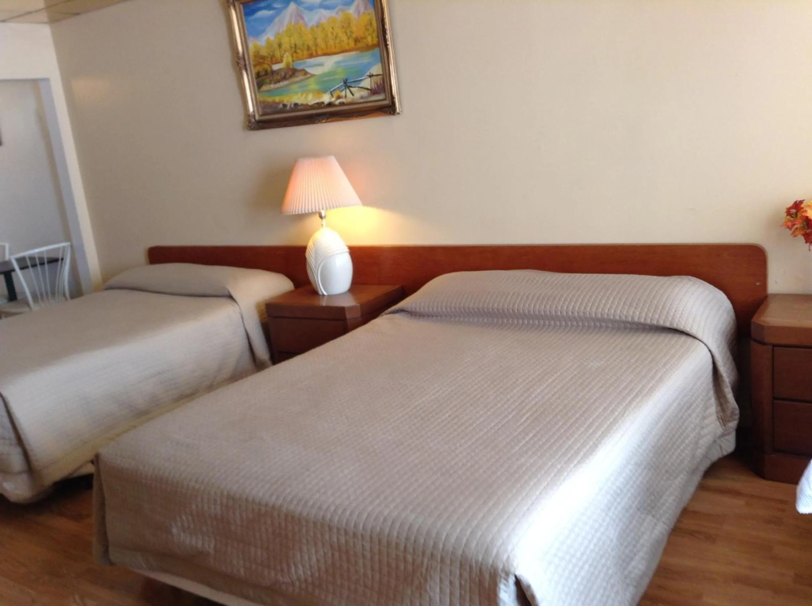 Bed in Motel Rive Du Lac