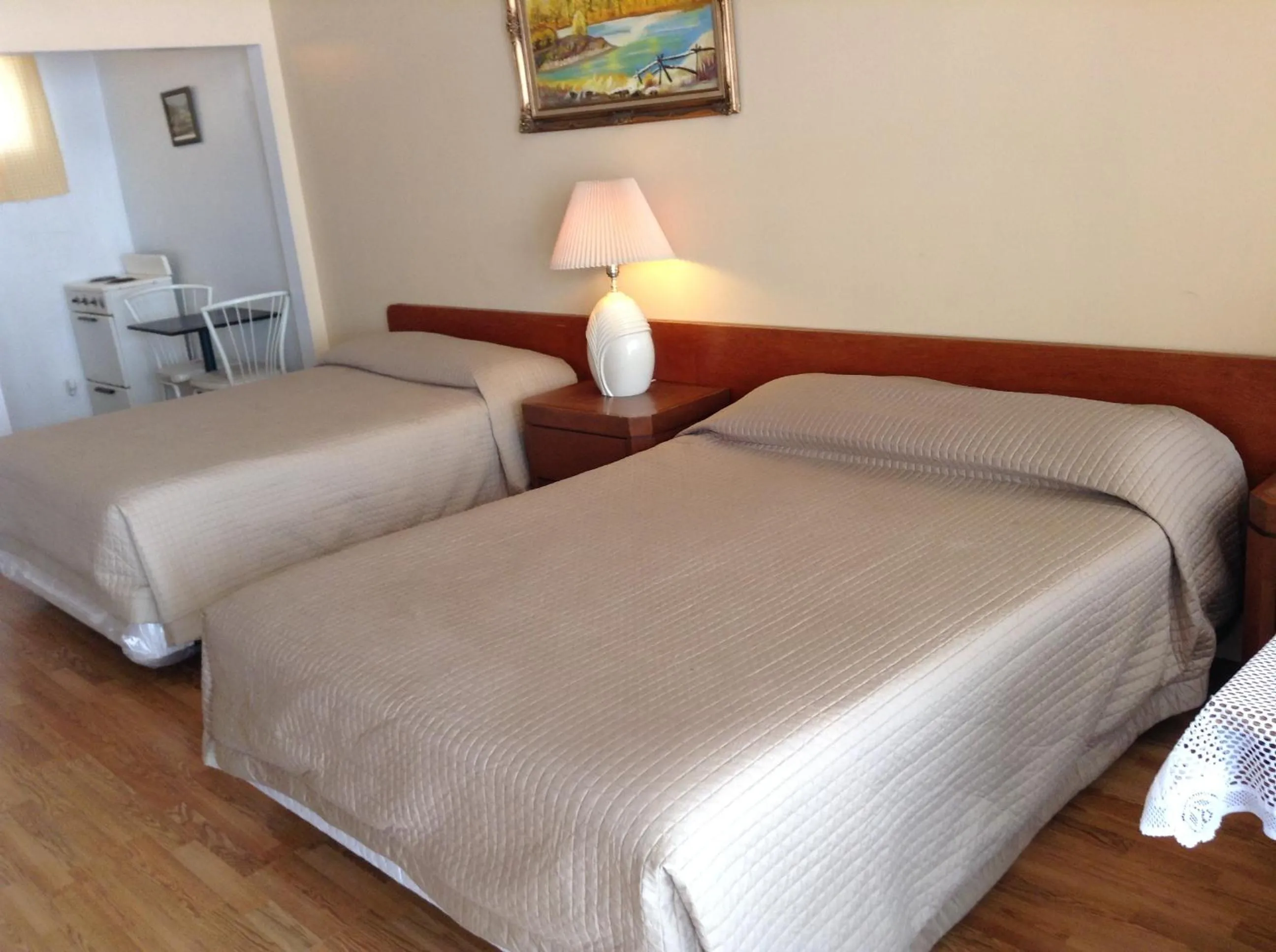 Bed in Motel Rive Du Lac