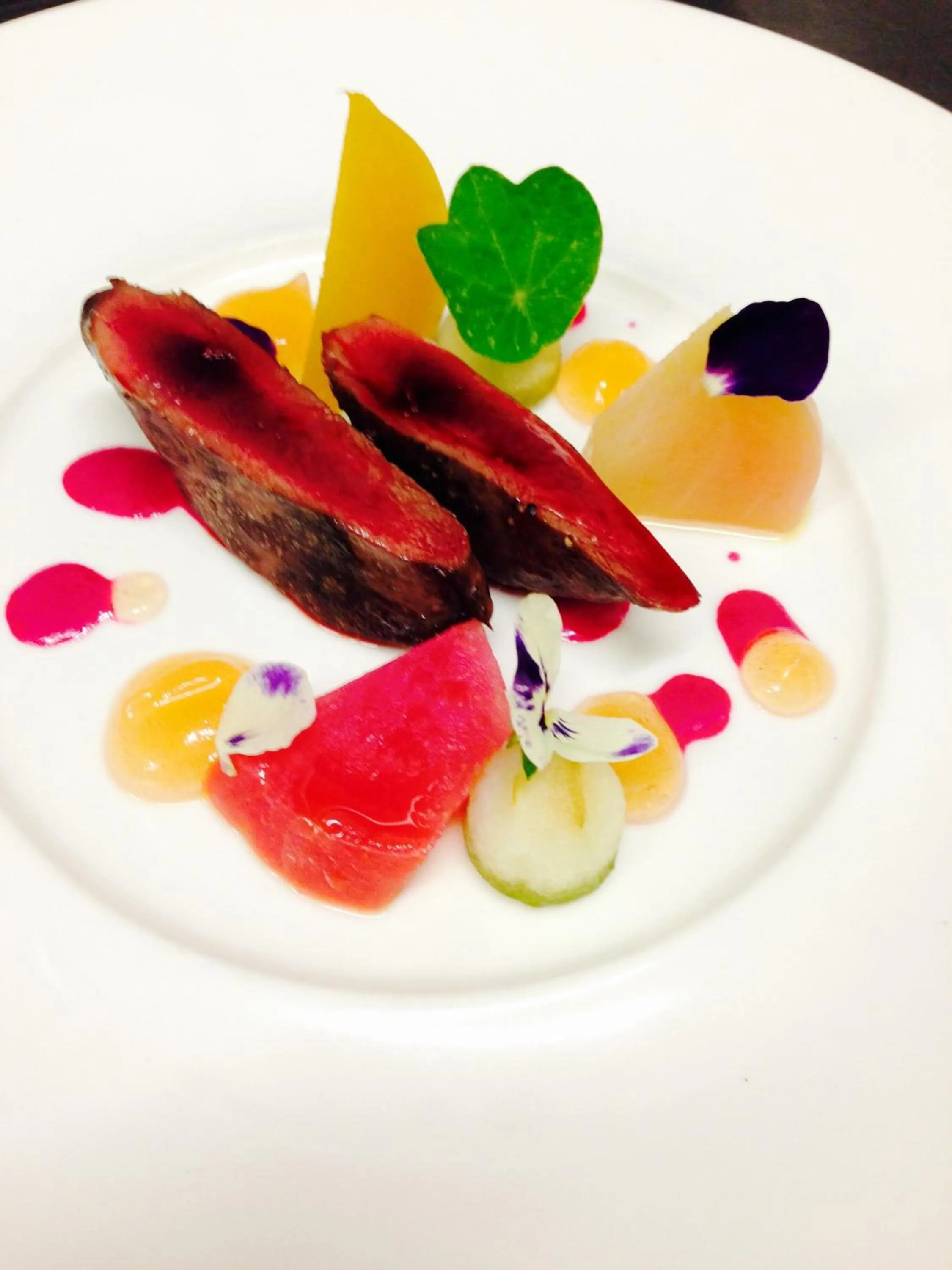 Food close-up in Glenskirlie Castle Hotel