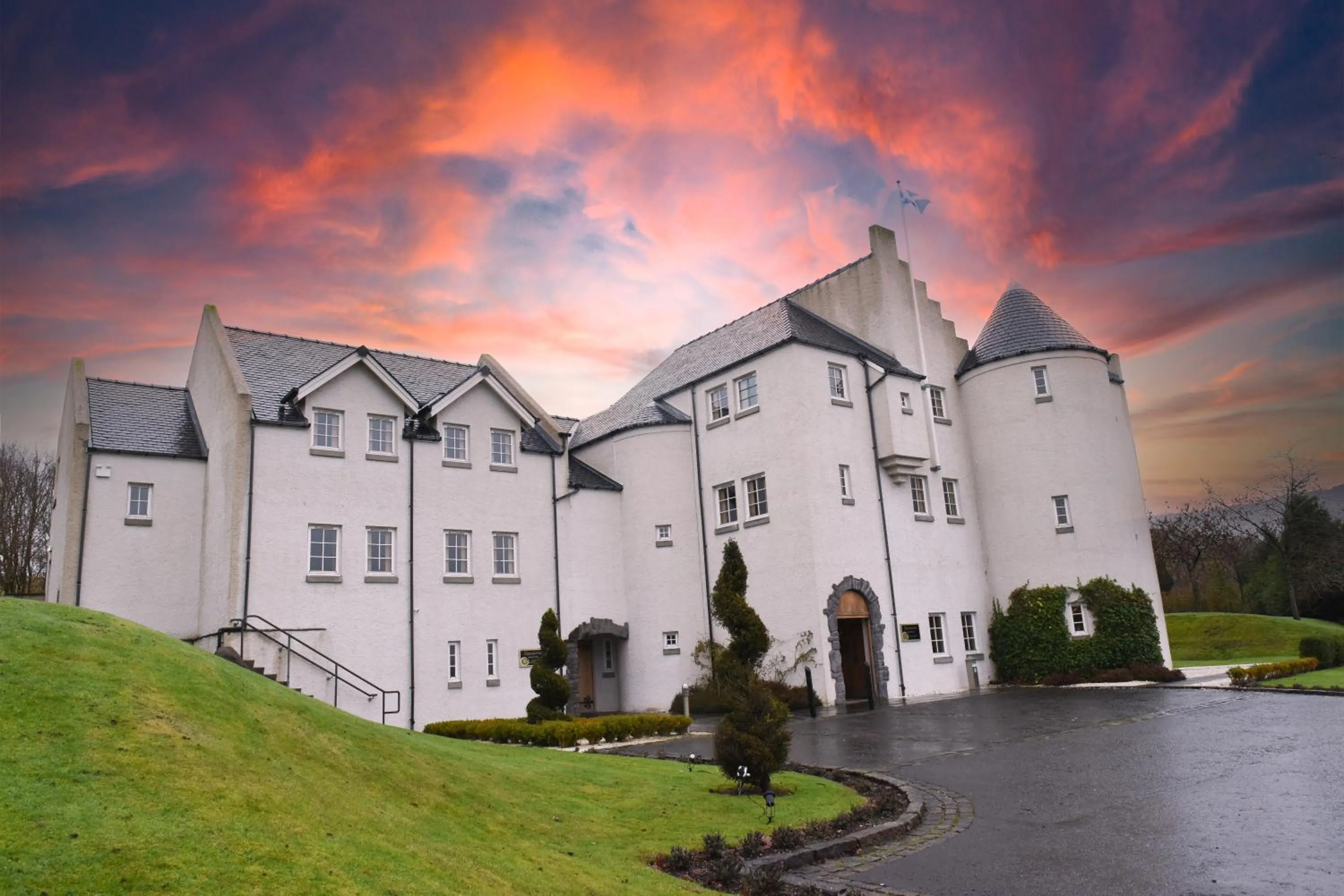 Property building in Glenskirlie Castle Hotel