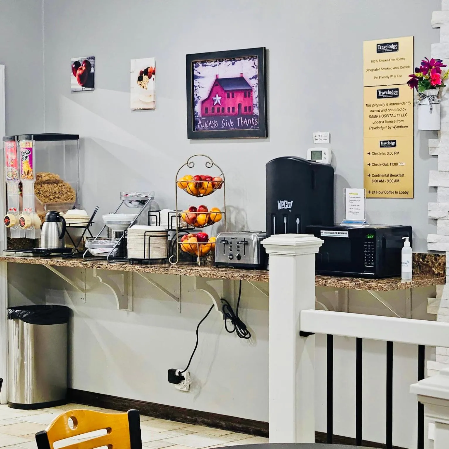 Breakfast in Travelodge by Wyndham Wytheville