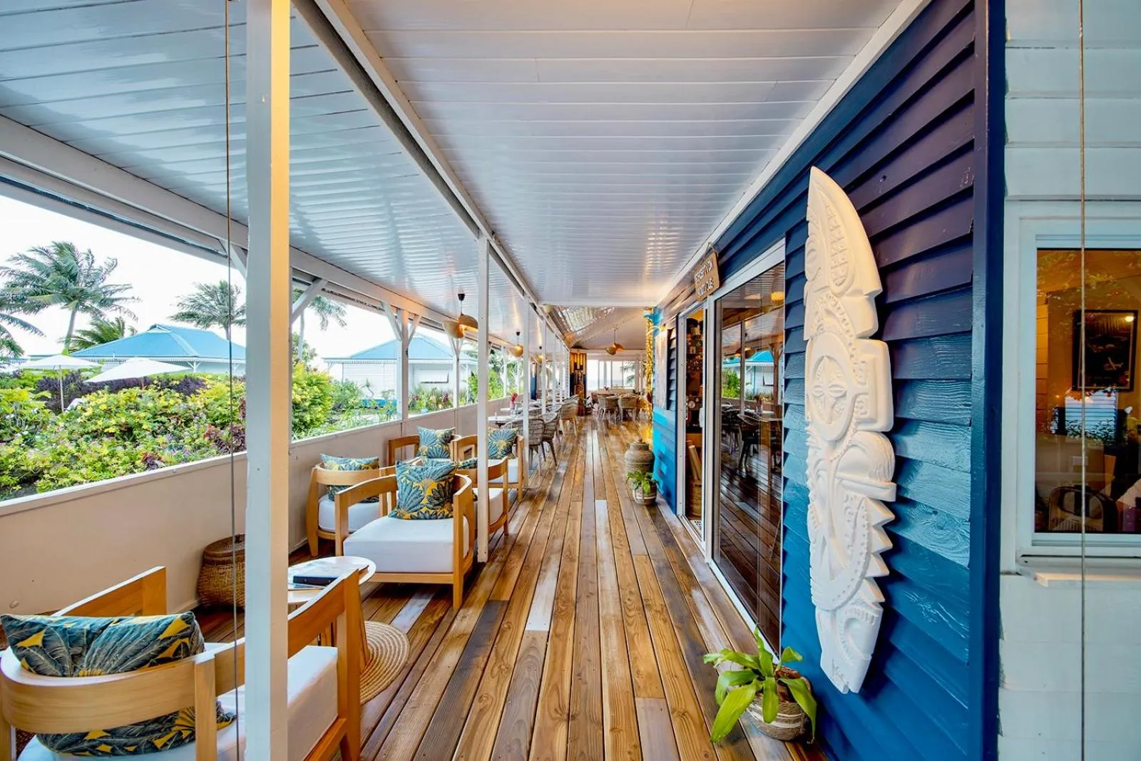 Restaurant/places to eat in Opoa Beach Hotel