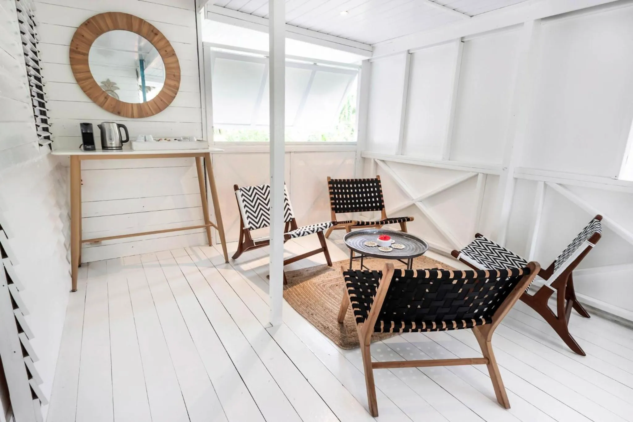 Balcony/Terrace in Opoa Beach Hotel
