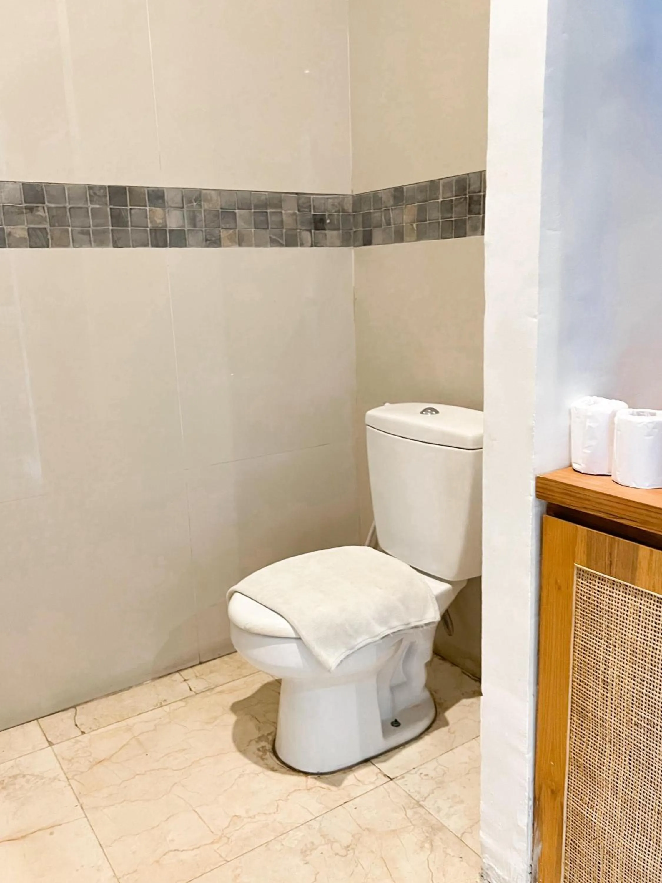 Toilet in Apple Villas & Apartments