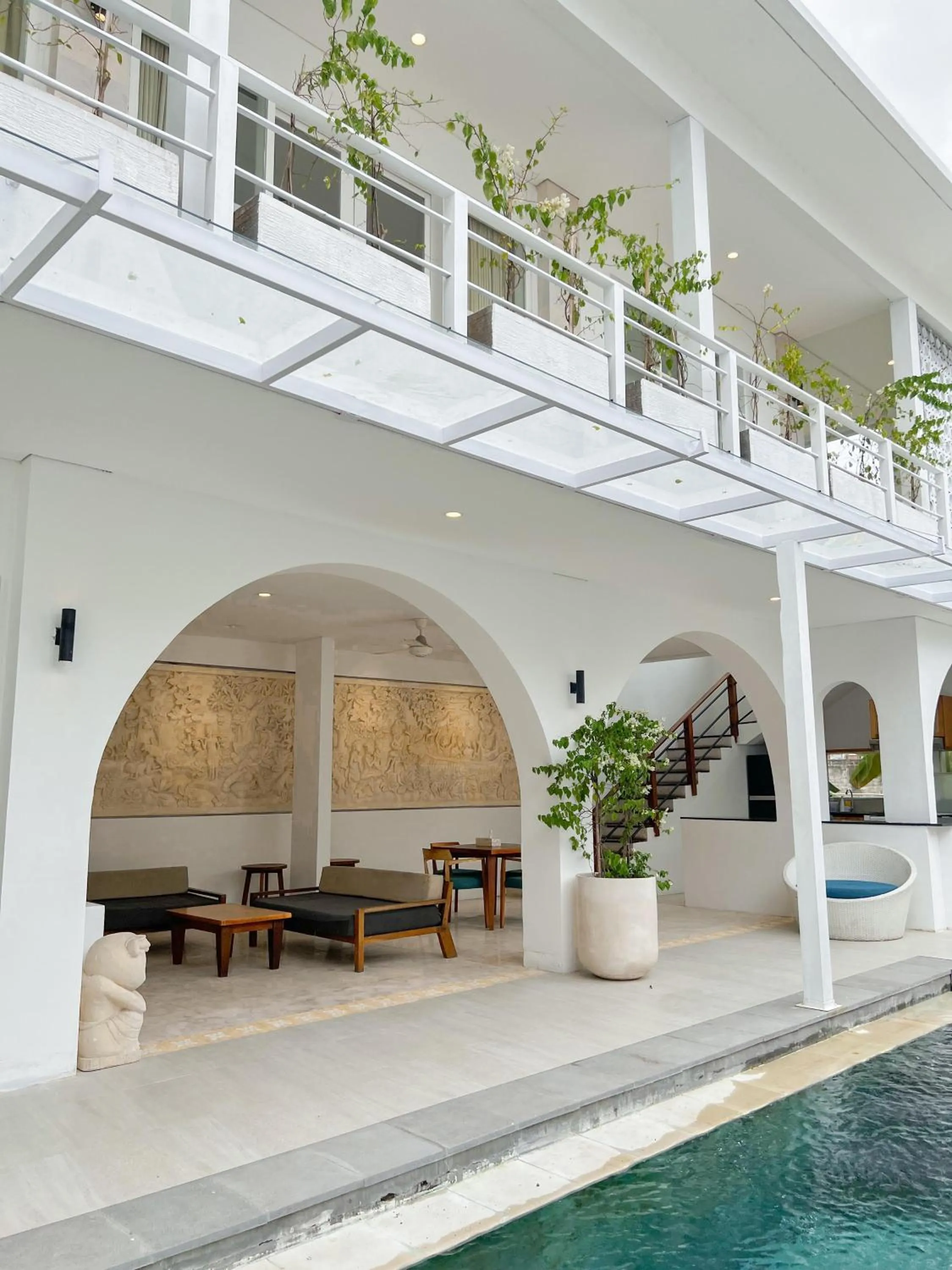 Seating area in Apple Villas & Apartments