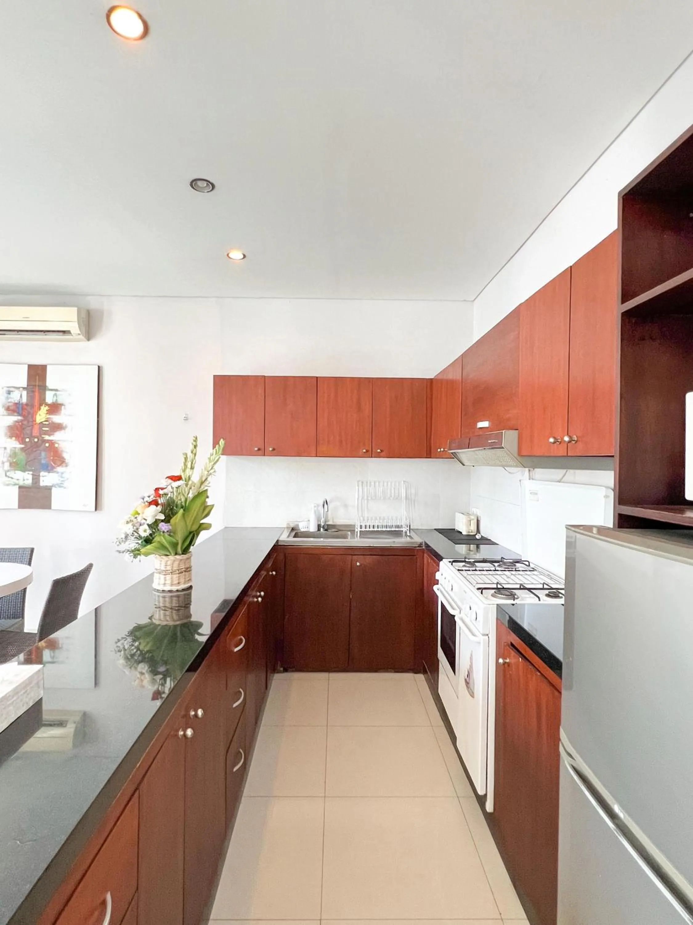 Kitchen or kitchenette in Apple Villas & Apartments