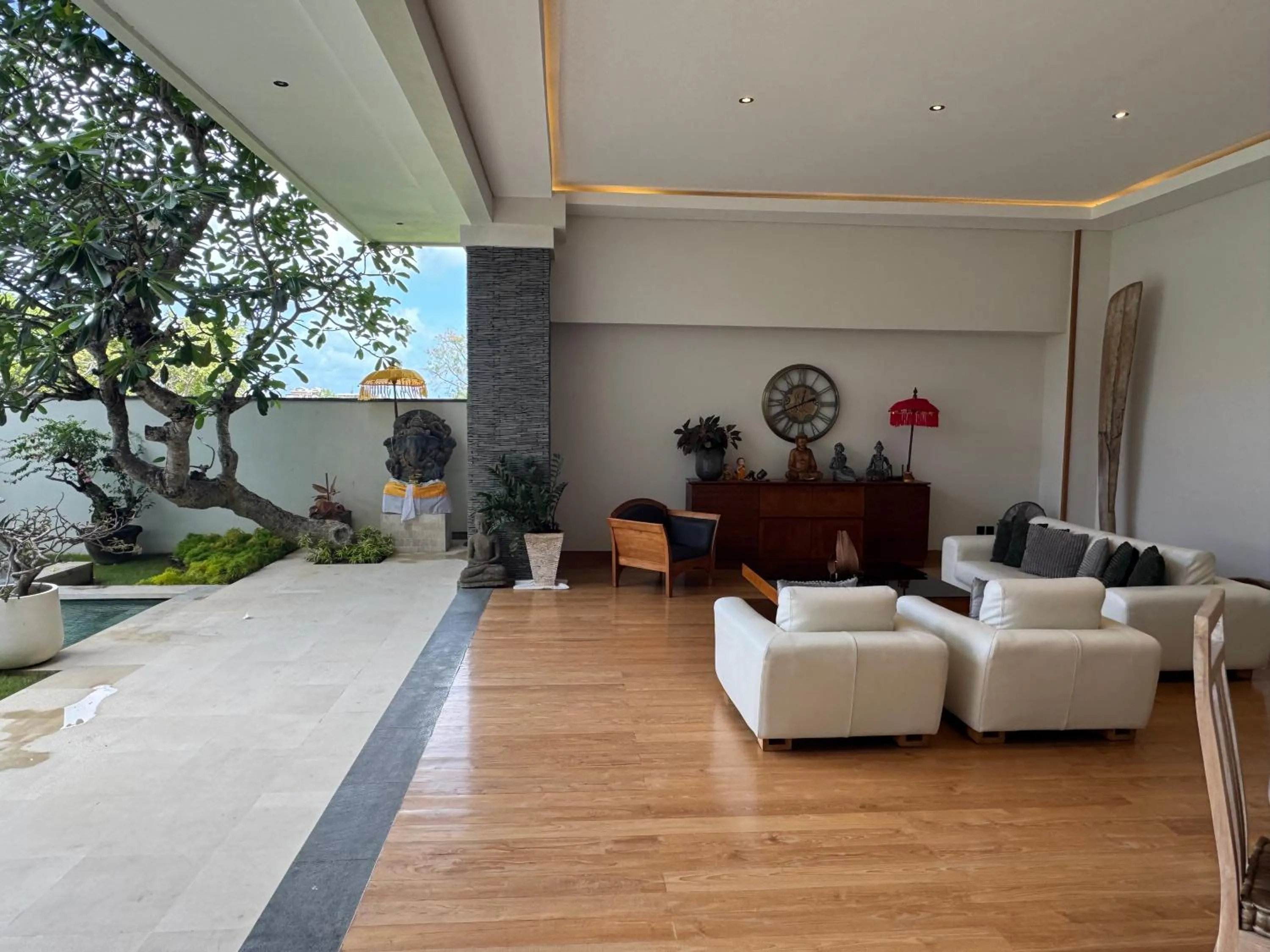 Living room in Oshan Villas Bali