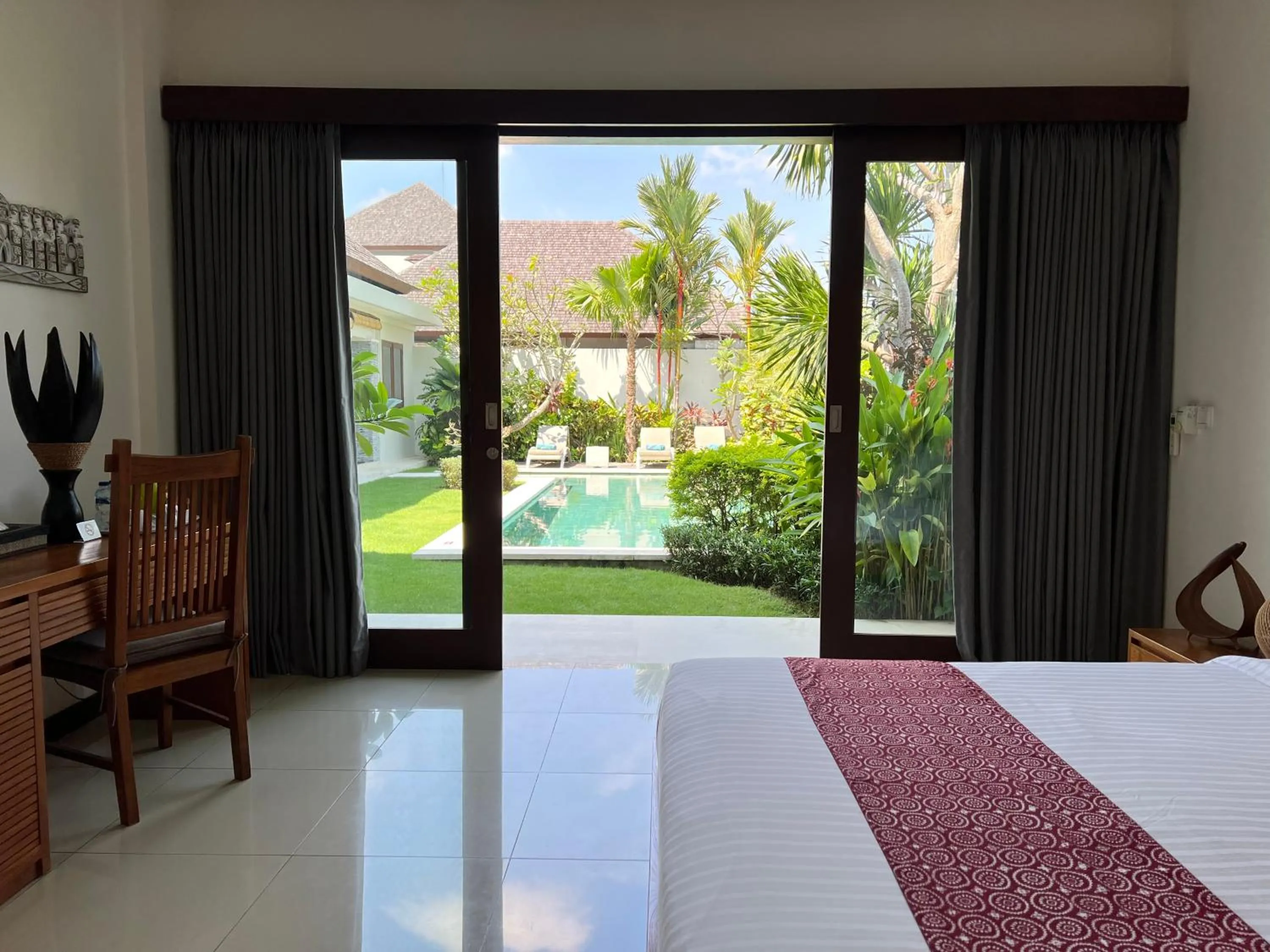 View (from property/room) in Oshan Villas Bali