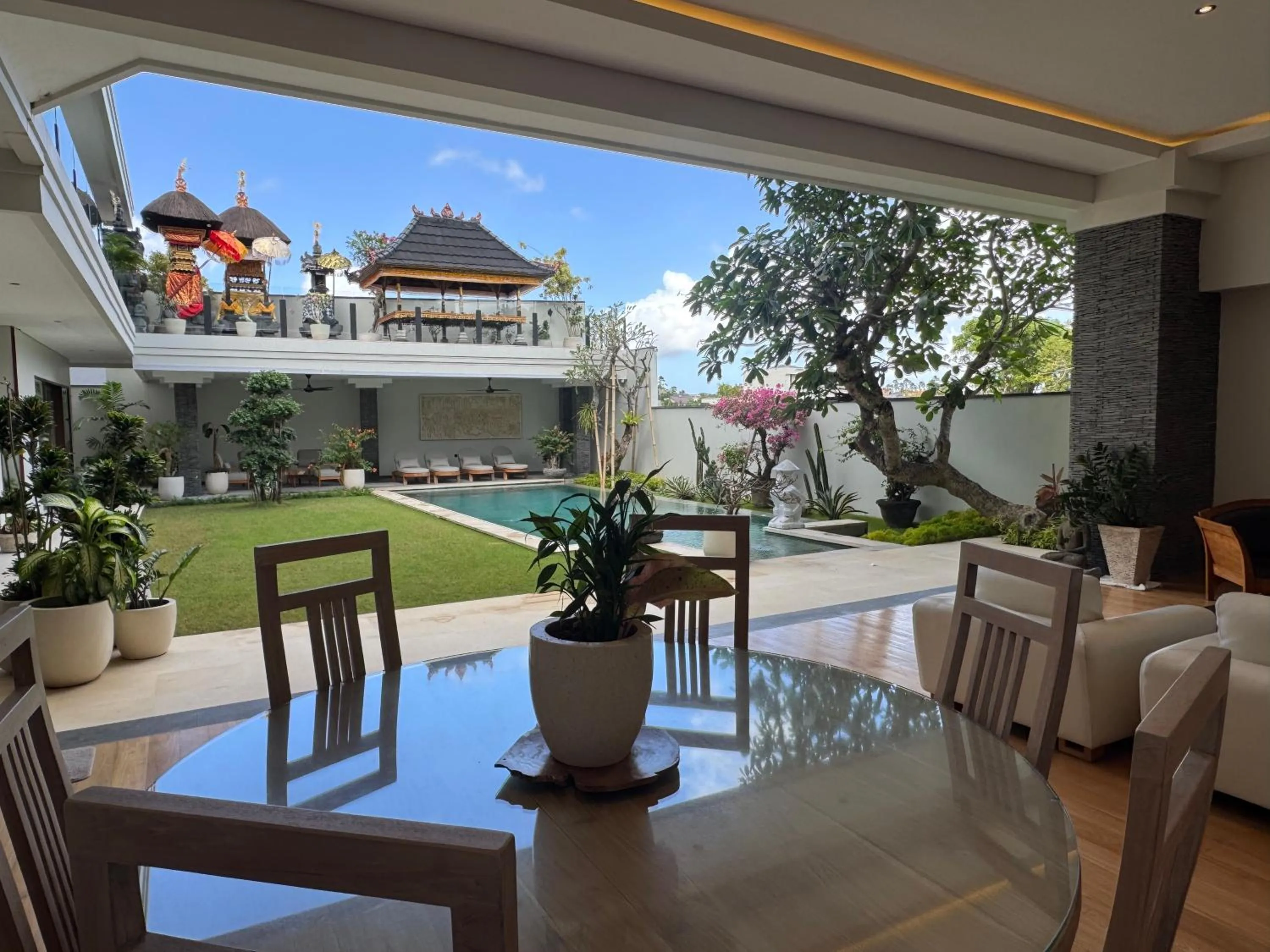 Garden in Oshan Villas Bali