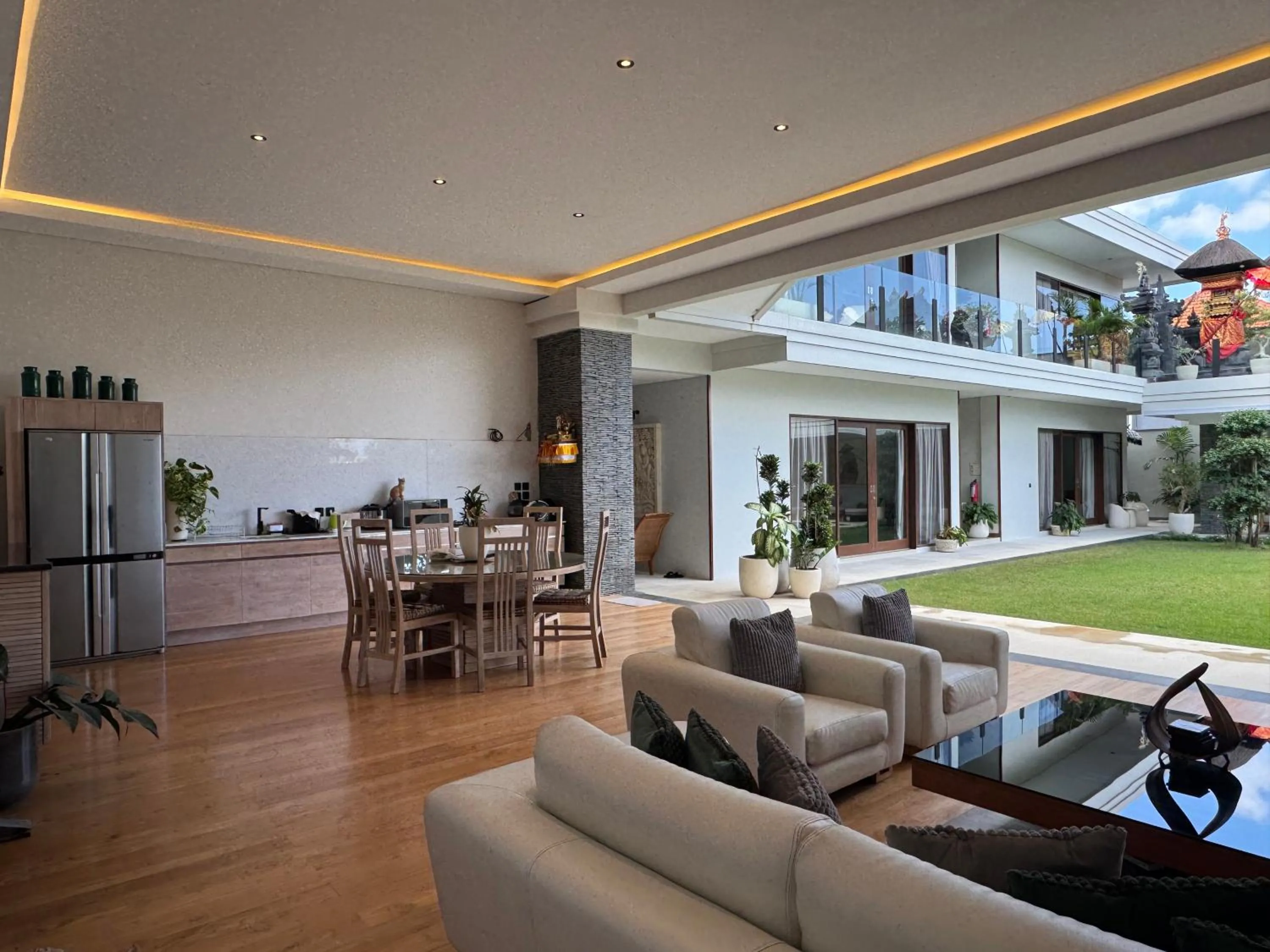 Living room in Oshan Villas Bali