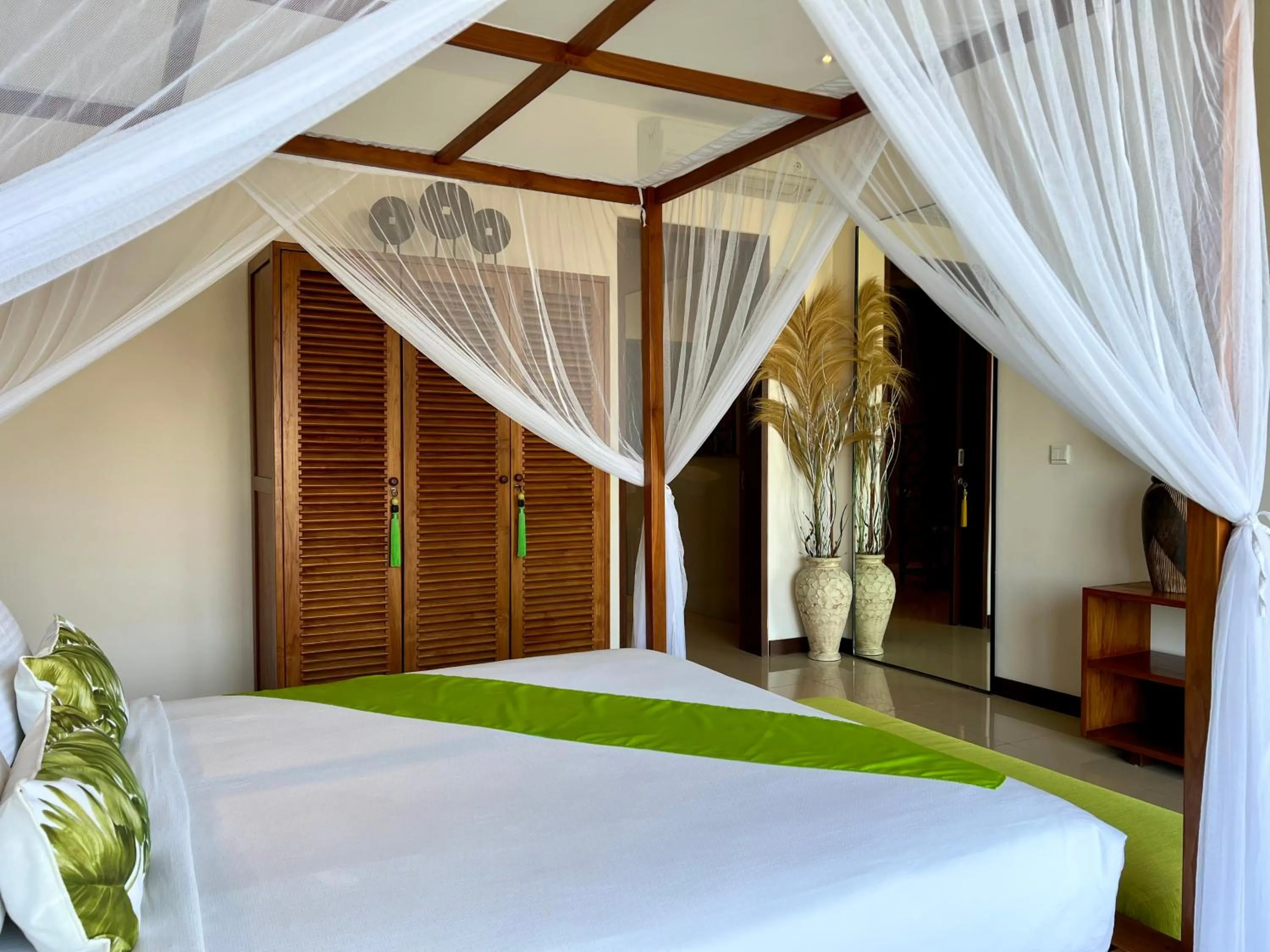 Bed in Oshan Villas Bali