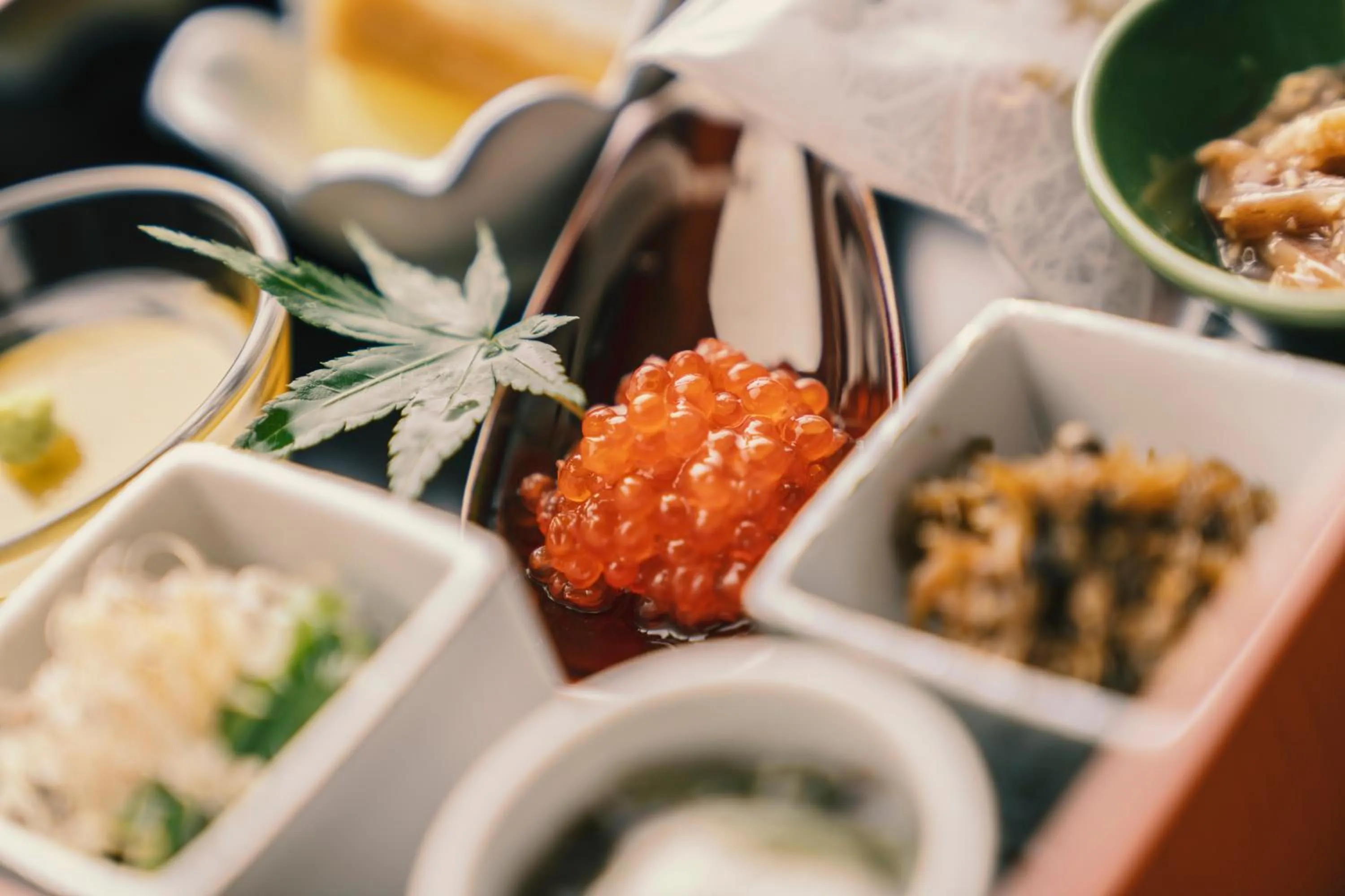 Food close-up in Grand Blissen Hotel Jozankei