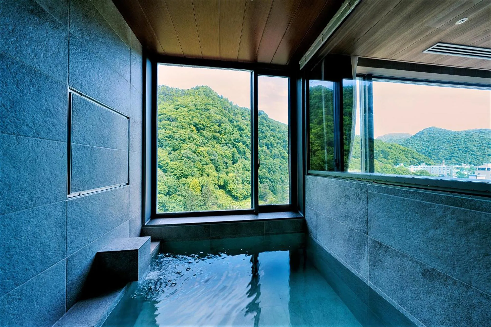 Hot Spring Bath in Grand Blissen Hotel Jozankei