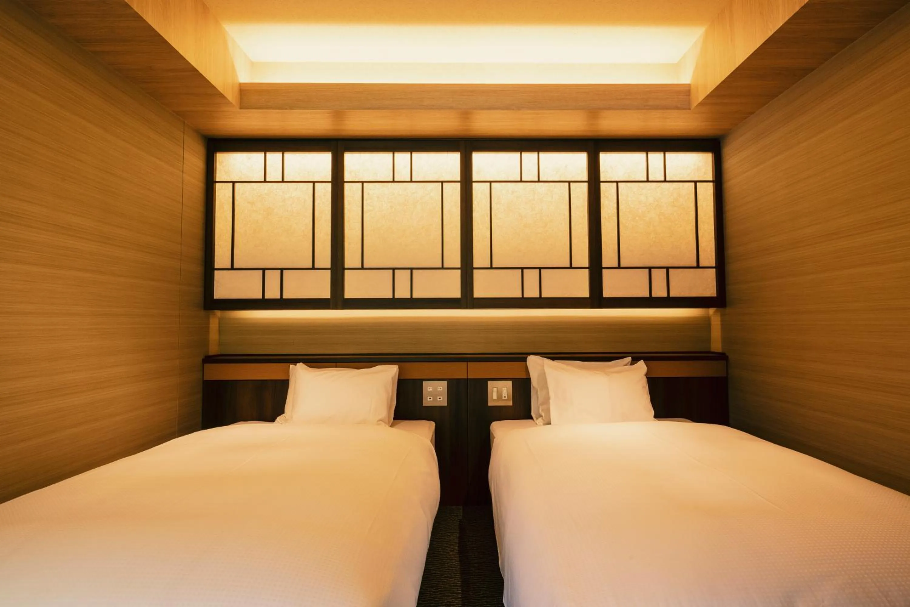 Bed in Grand Blissen Hotel Jozankei