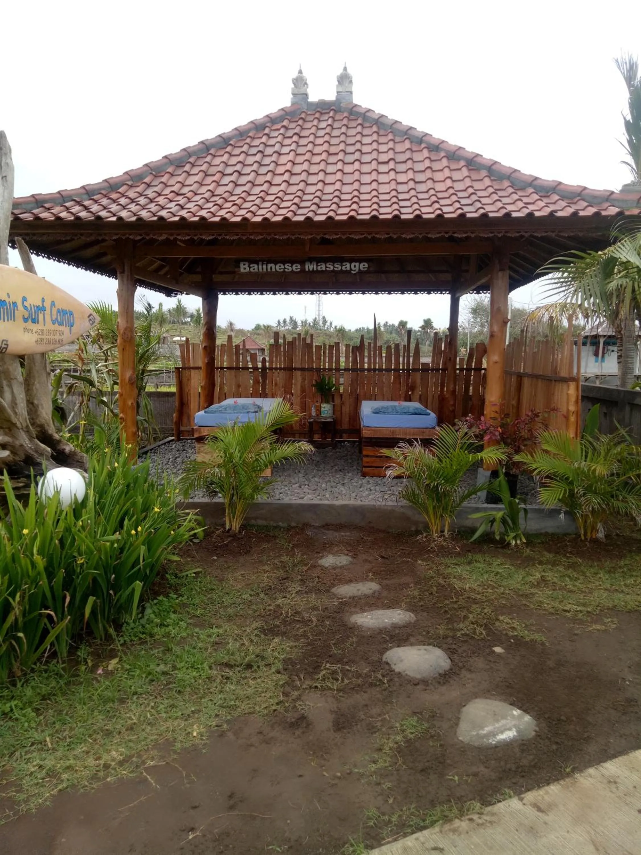 Area and facilities in Emir Surfcamp
