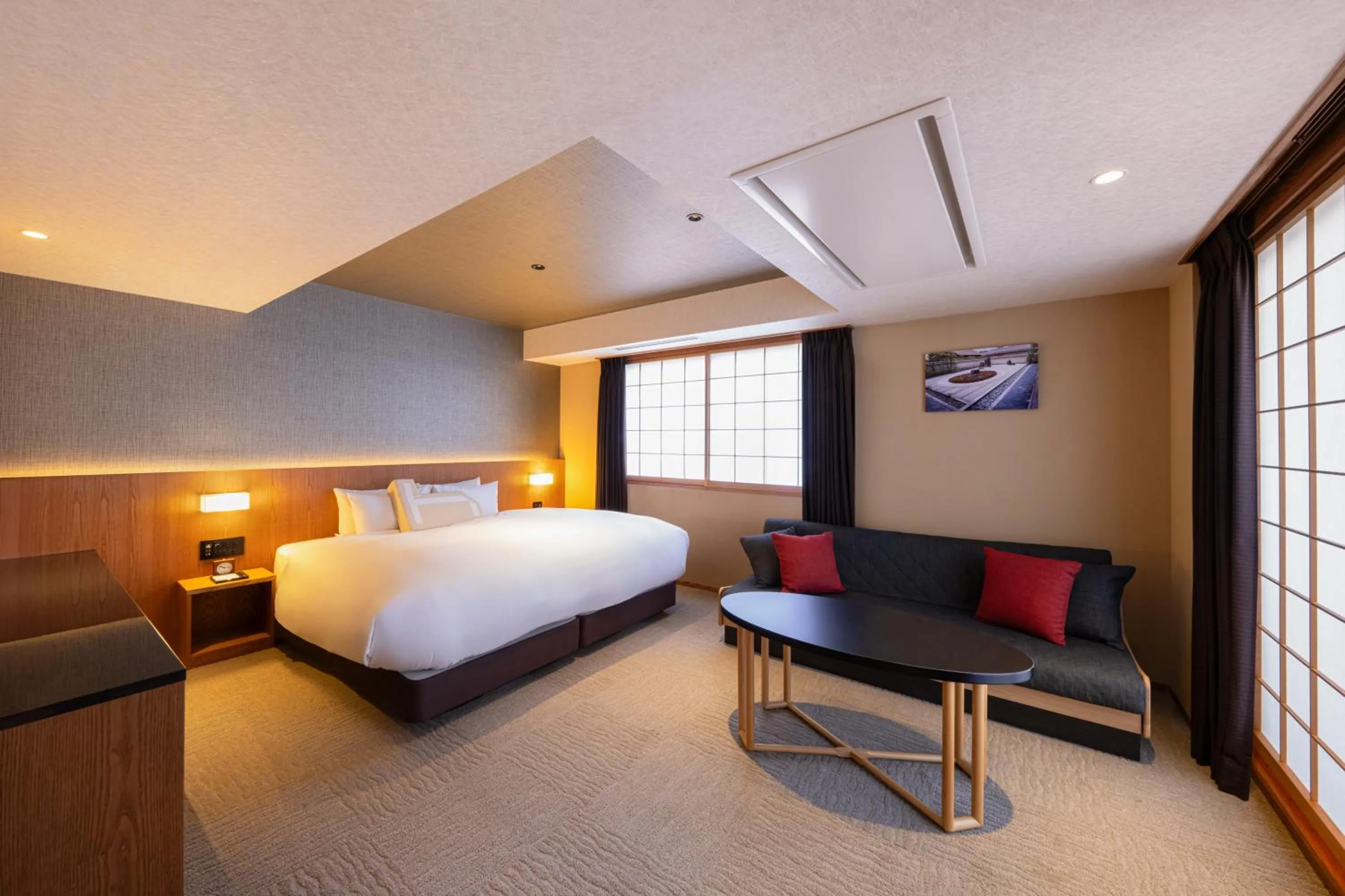 Bed in Homm Stay Nagi Arashiyama Kyoto By Banyan Group