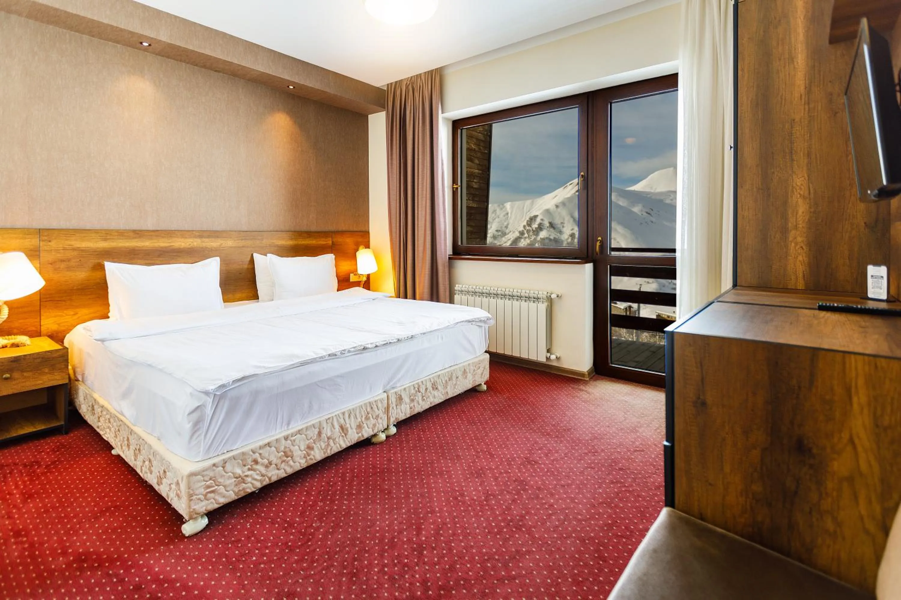 Bedroom, Bed in Hotel Carpe Diem Gudauri