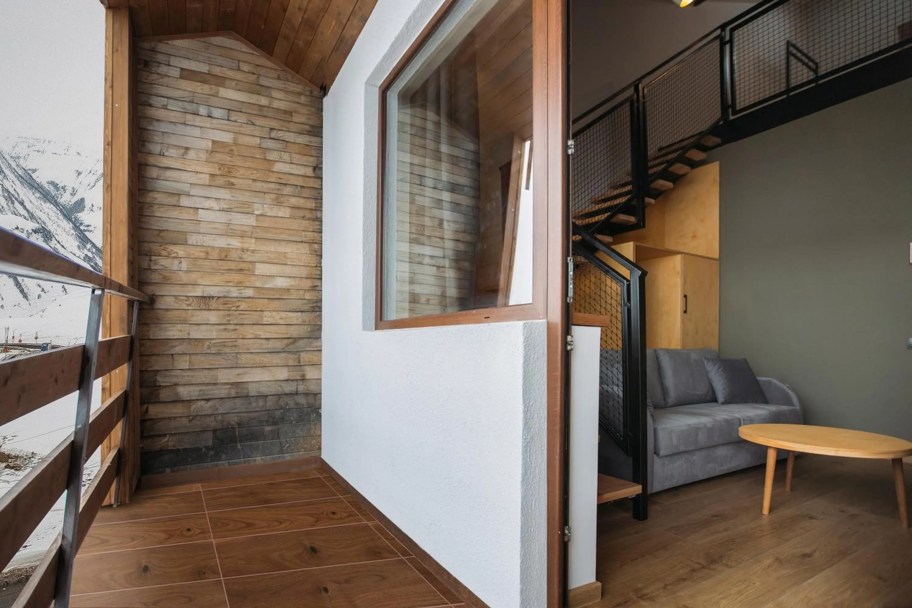 Balcony/Terrace in Hotel Carpe Diem Gudauri