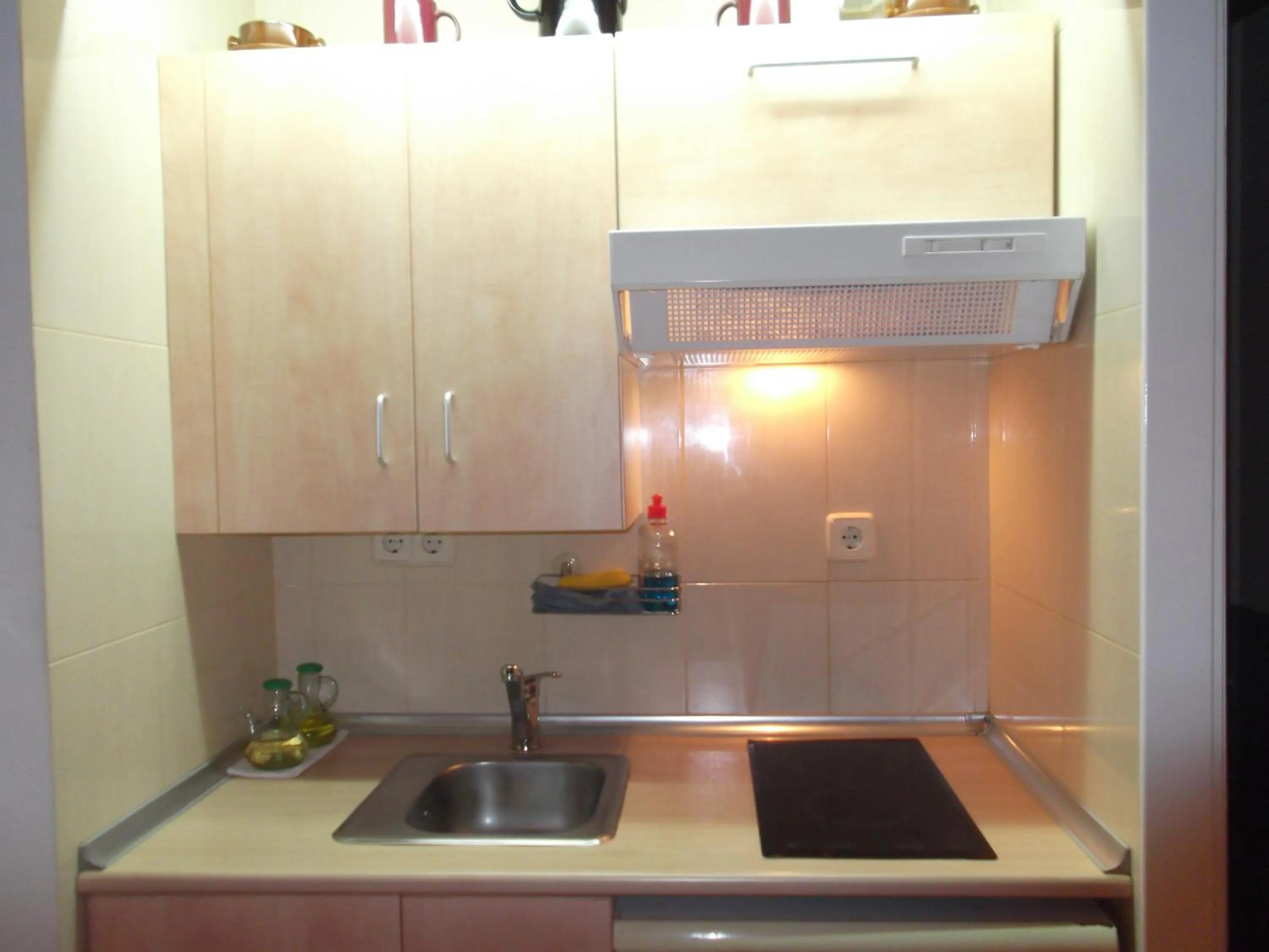 Kitchen or kitchenette in Estudio con balcon Plaza España