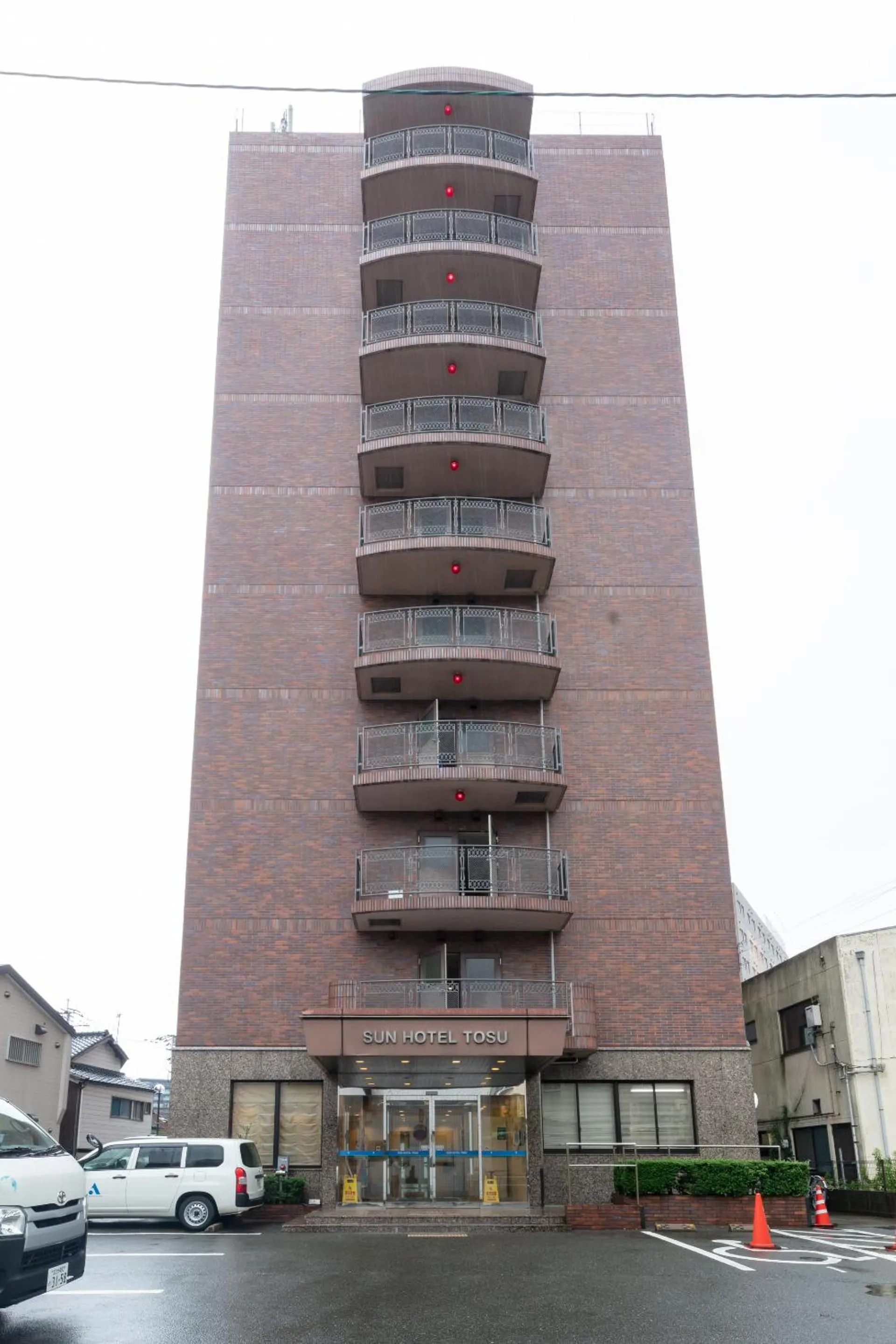 Facade/entrance in Sun Hotel Tosu Saga