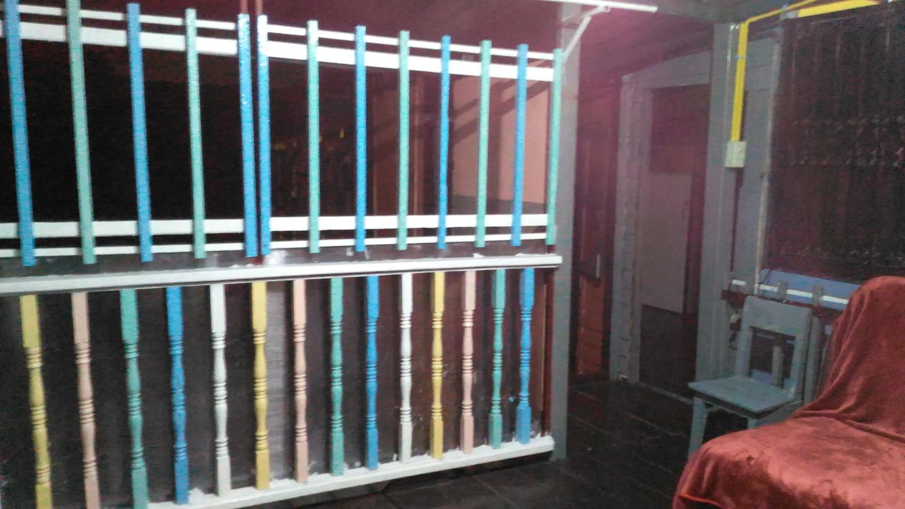 Balcony/Terrace, Bed in The Kong