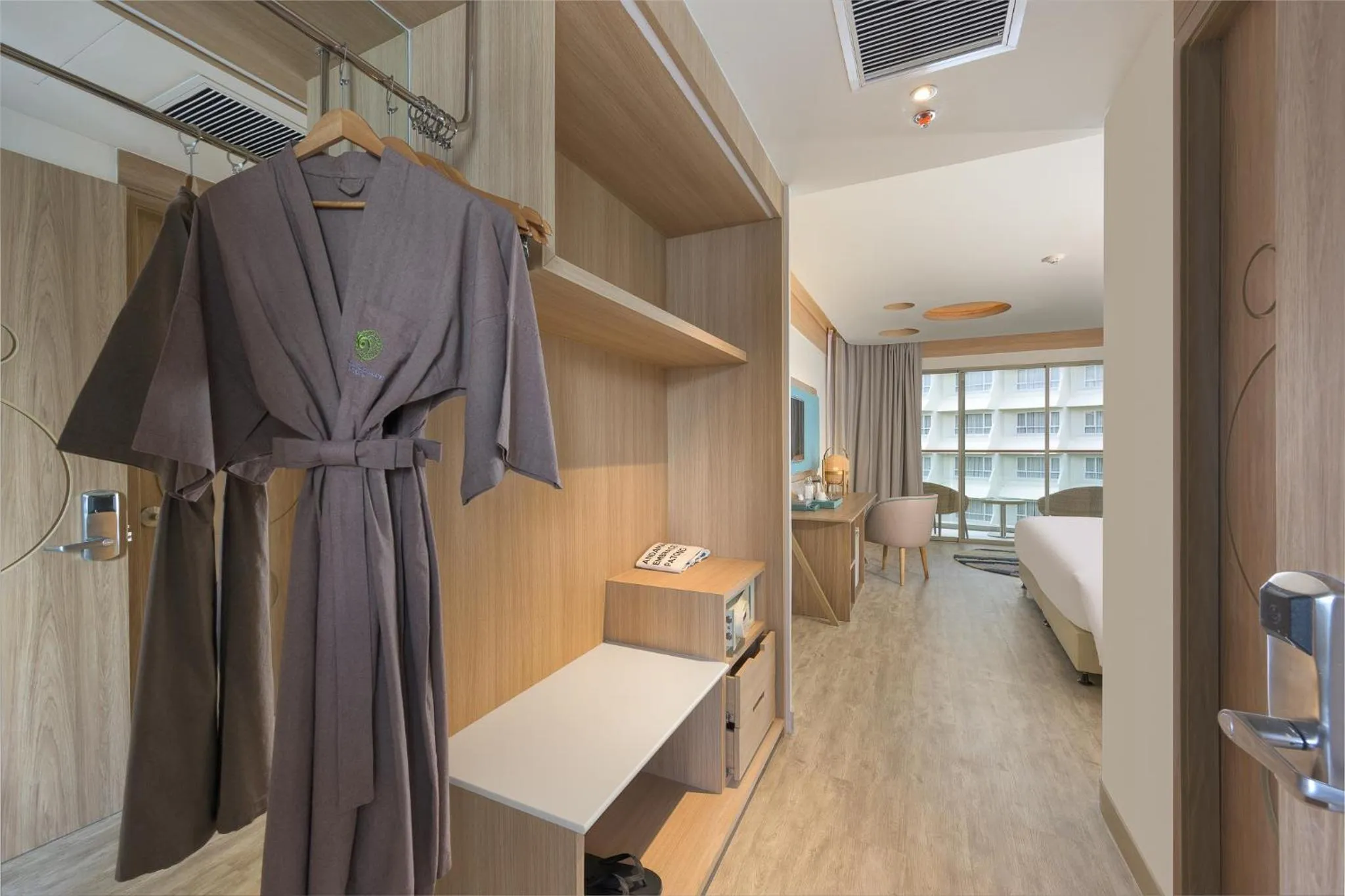 wardrobe, Bed in Andaman Embrace Patong, Phuket