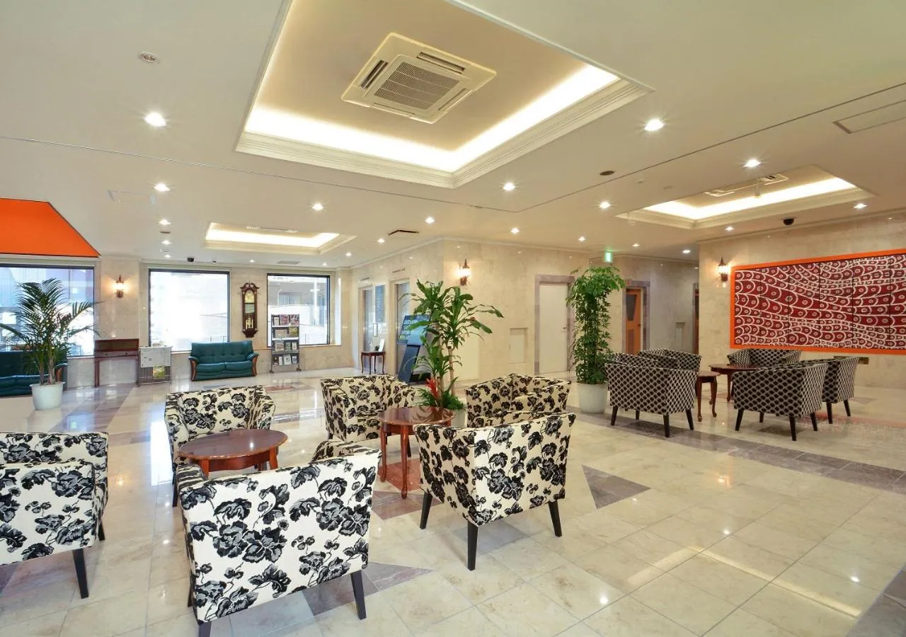 Lobby or reception in APA Hotel Kagoshima Kokubu