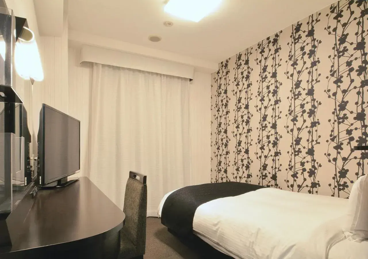 Photo of the whole room, Bed in APA Hotel Kagoshima Kokubu Photo of the whole room, Bed in APA Hotel Kagoshima Kokubu