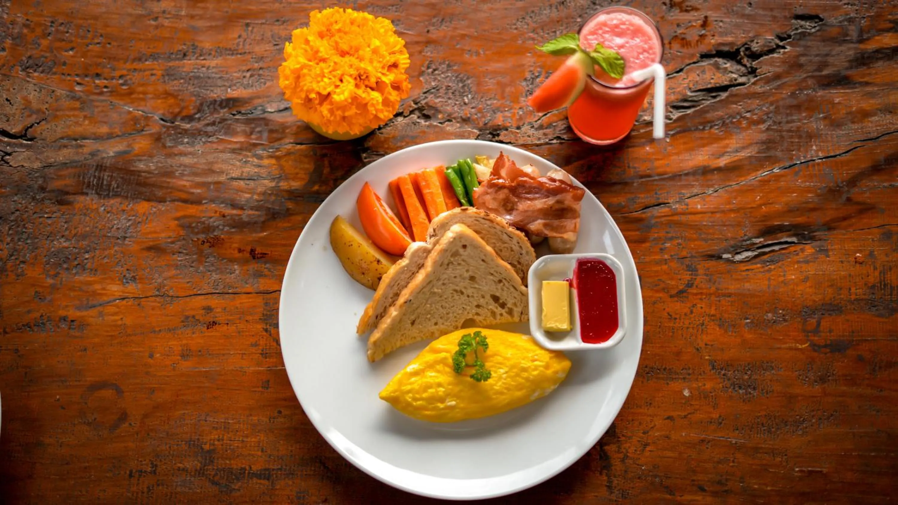 Breakfast in Jati 3 Bungalows