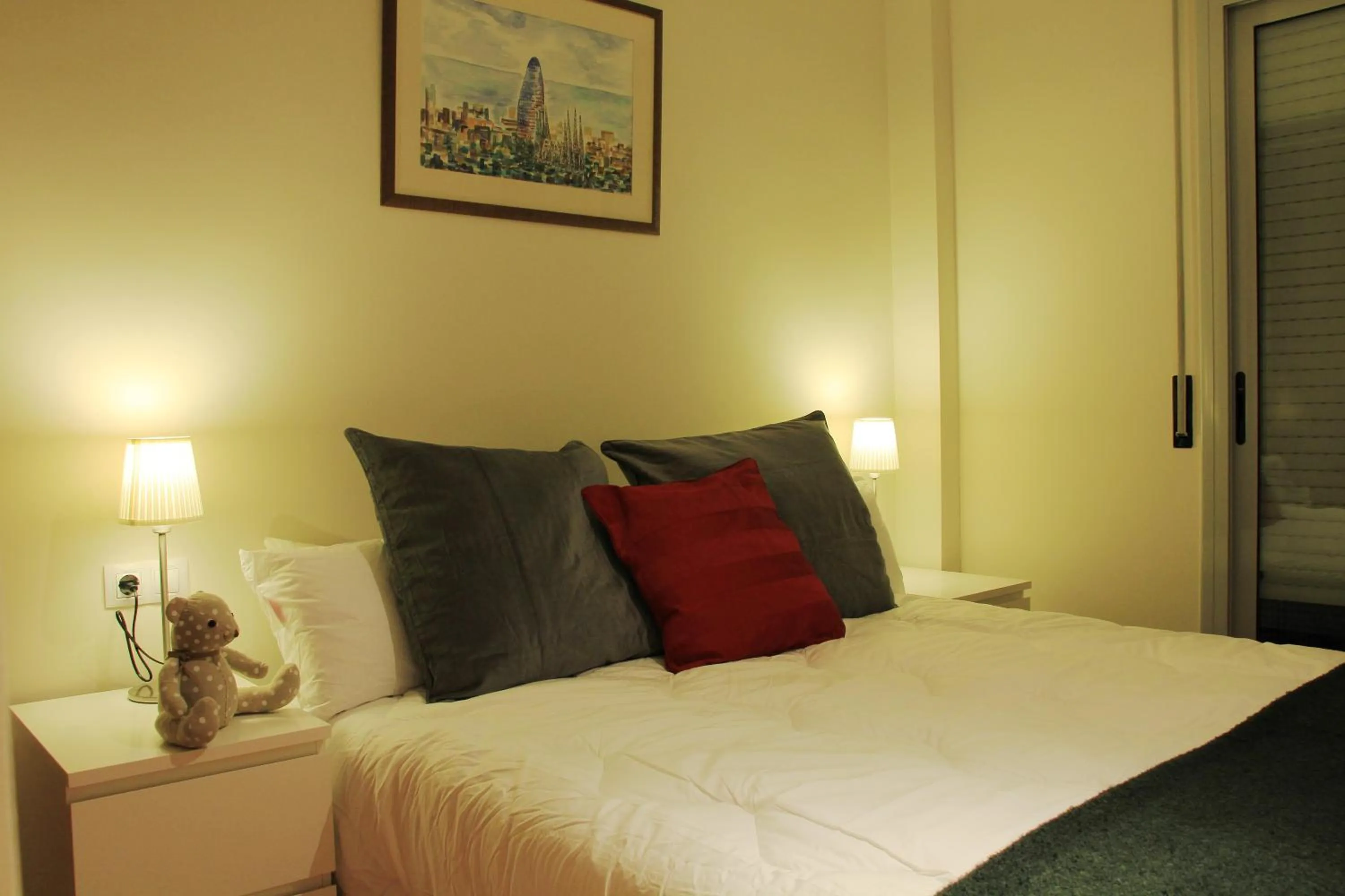 Bed in Alguera Apartments Industria