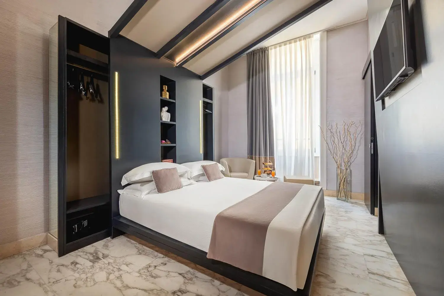 Bedroom, Bed in Dharma Luxury Hotel Bedroom, Bed in Dharma Luxury Hotel