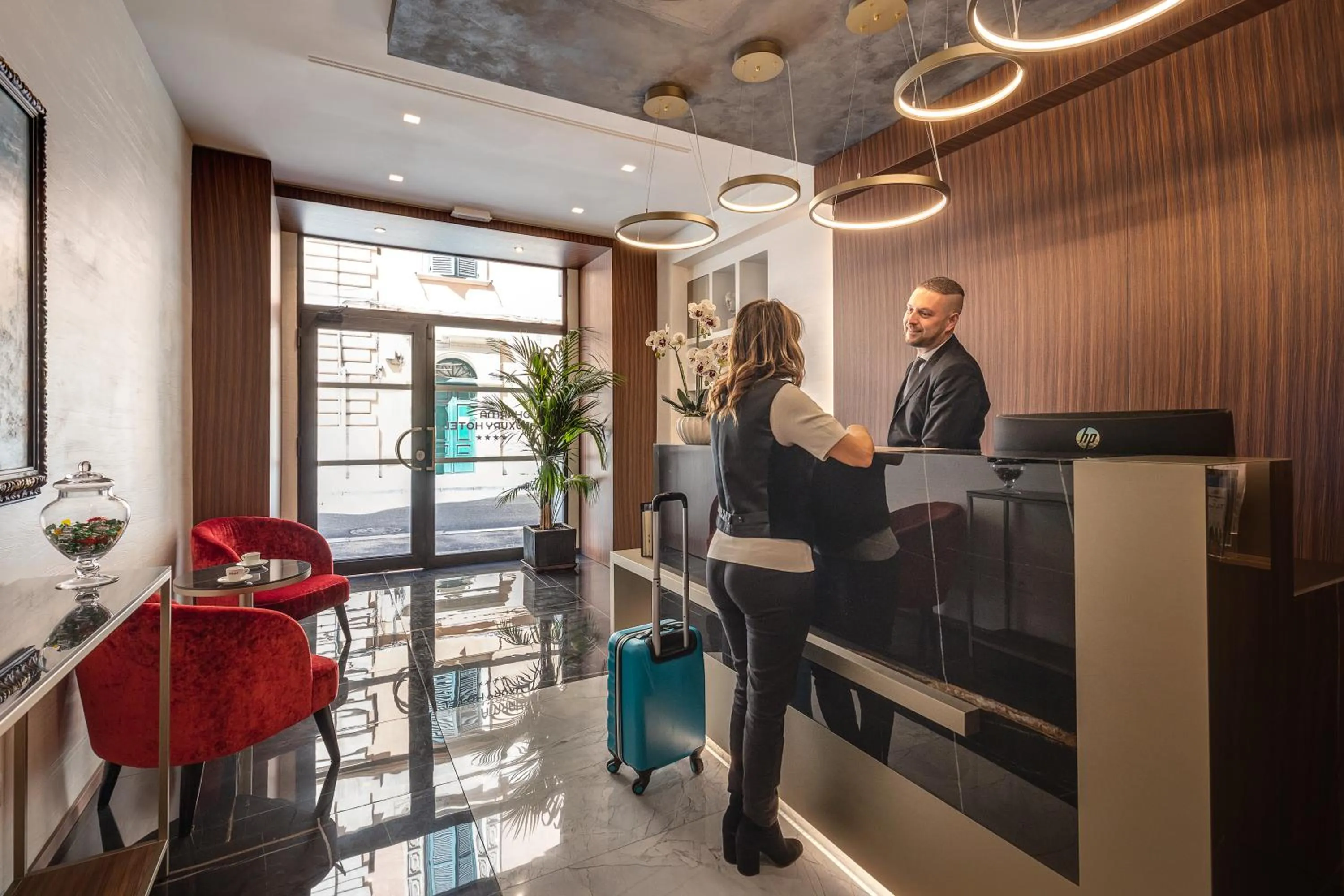 Staff in Dharma Luxury Hotel