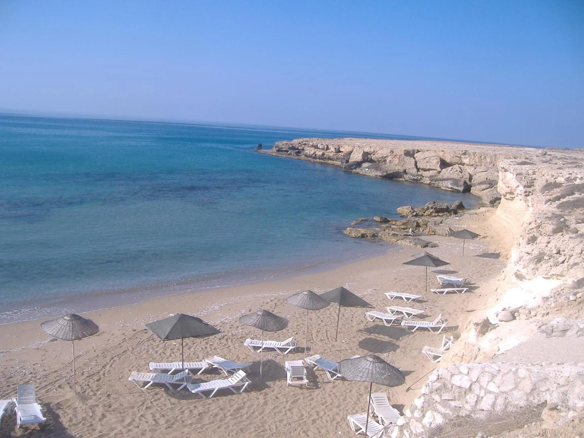 Beach in Theresa Hotel at Karpaz Peninsula