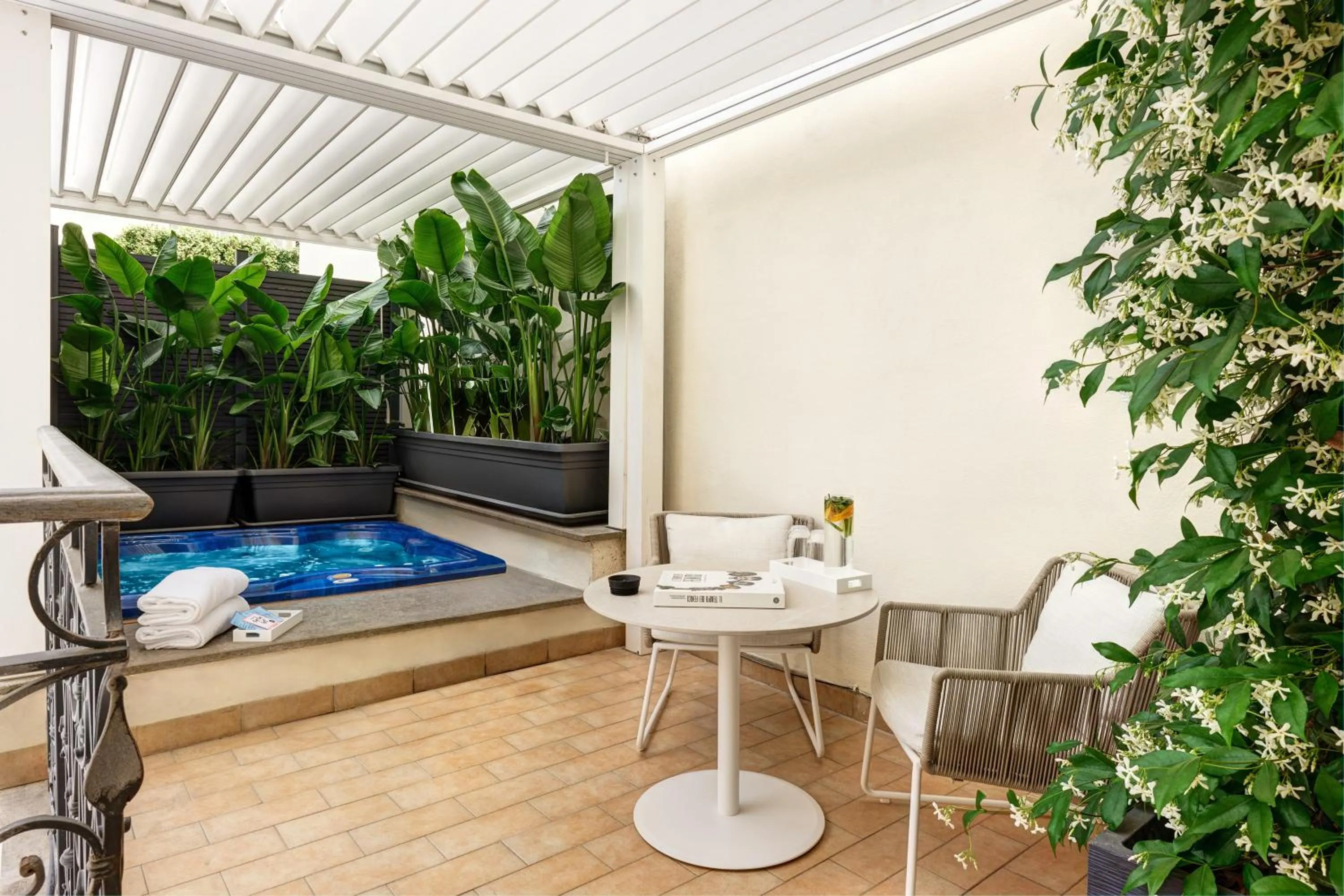 Patio in The First Arte - Preferred Hotels & Resorts