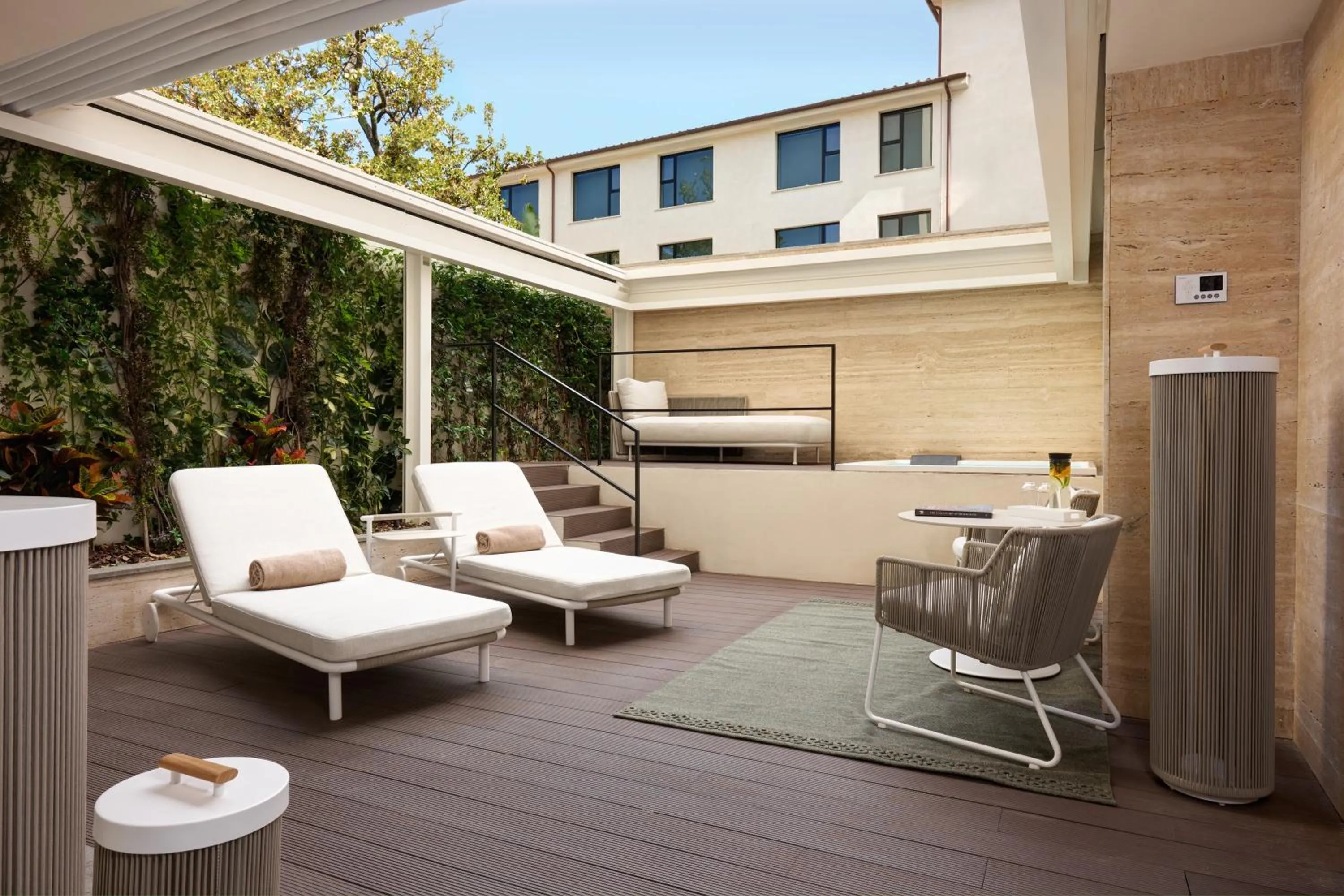 Patio in The First Arte - Preferred Hotels & Resorts