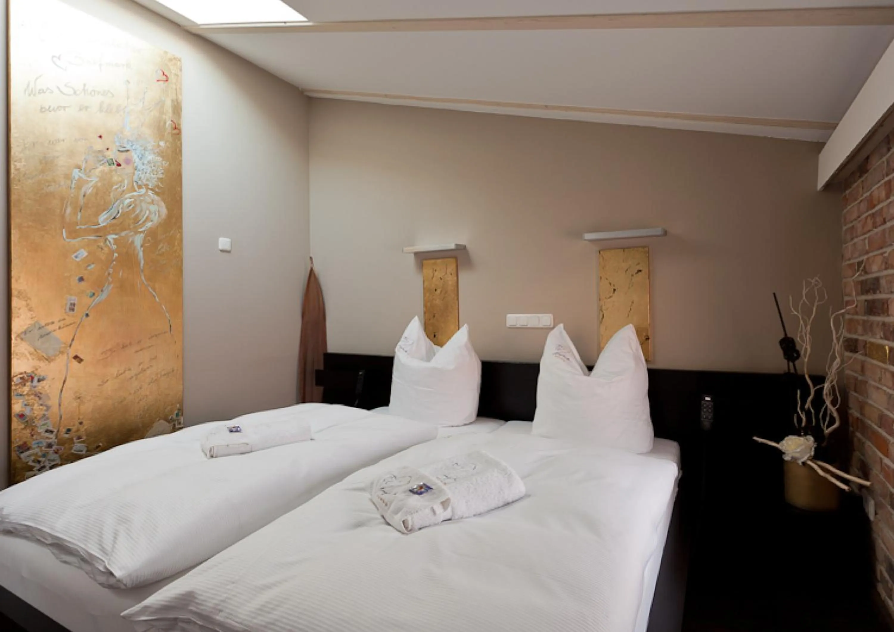 Bedroom, Bed in Ringelnatz Warnemünde