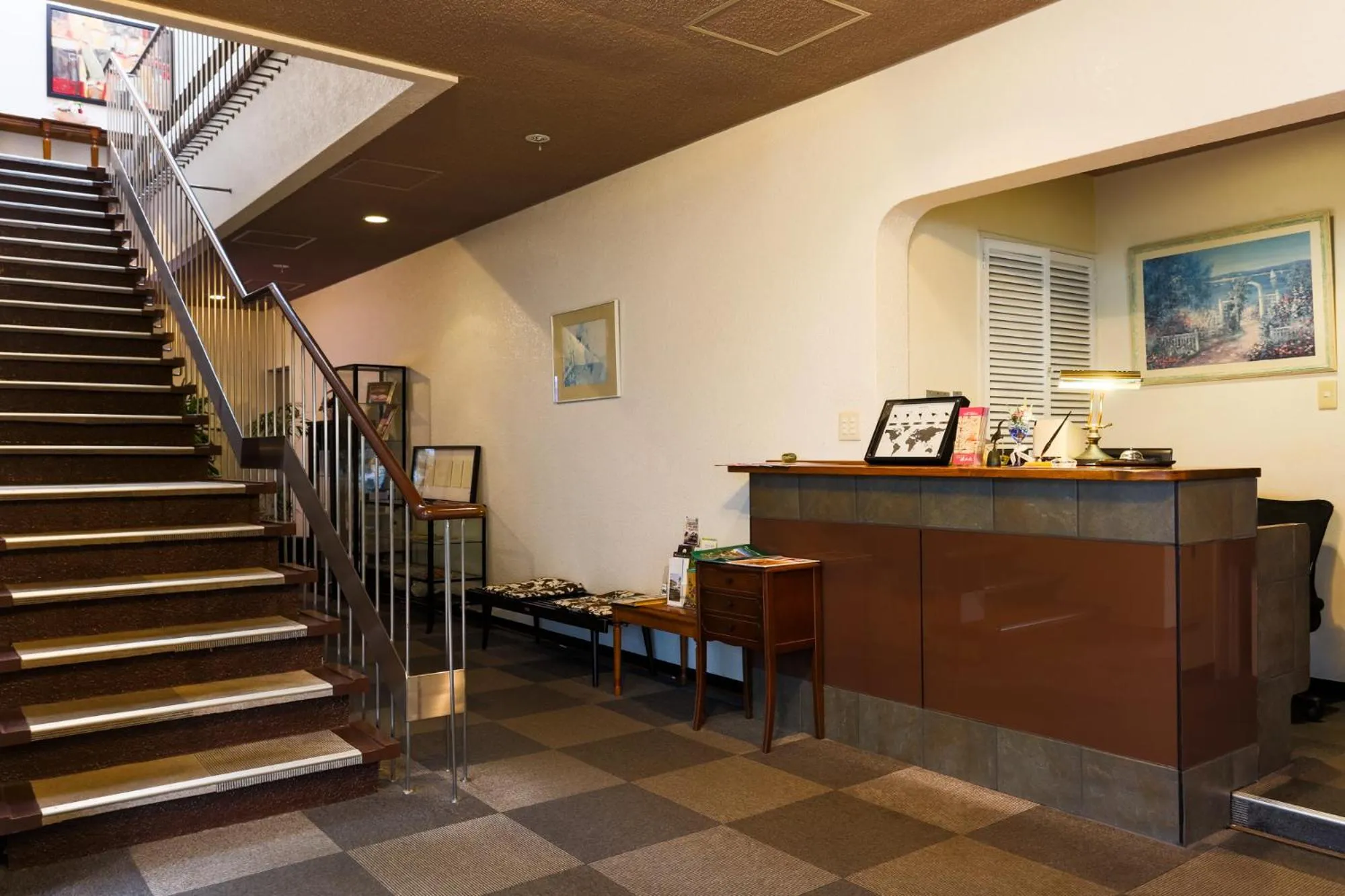Lobby or reception in HAKONE GORA ONSEN Hotel Kasansui