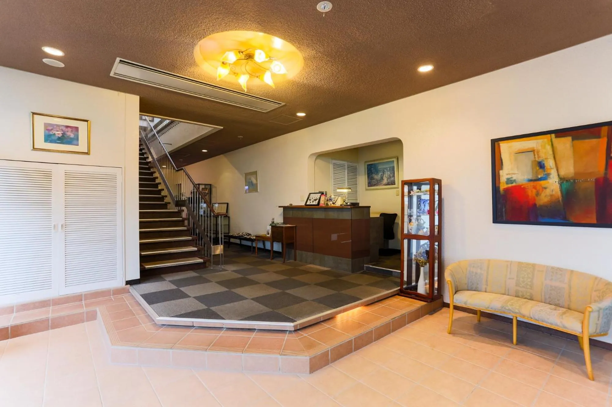 Lobby or reception in HAKONE GORA ONSEN Hotel Kasansui