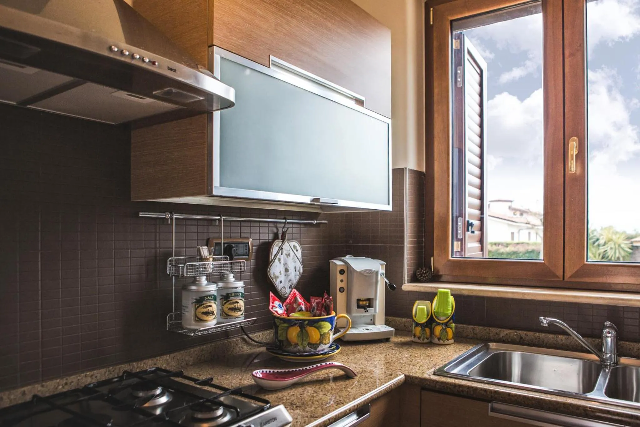 Kitchen or kitchenette in B&B Samilu'