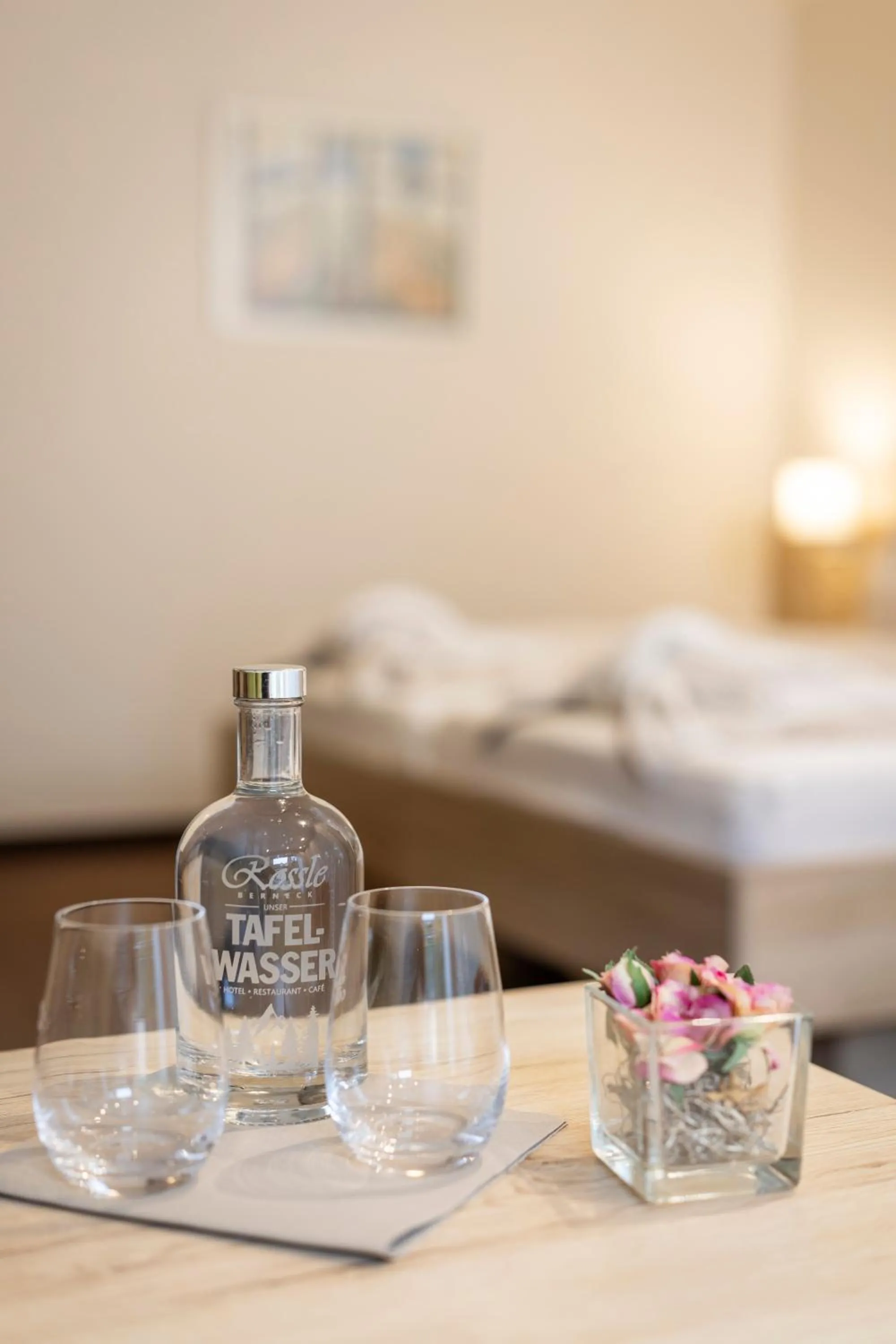 Drinks, Bed in Hotel Rössle Berneck