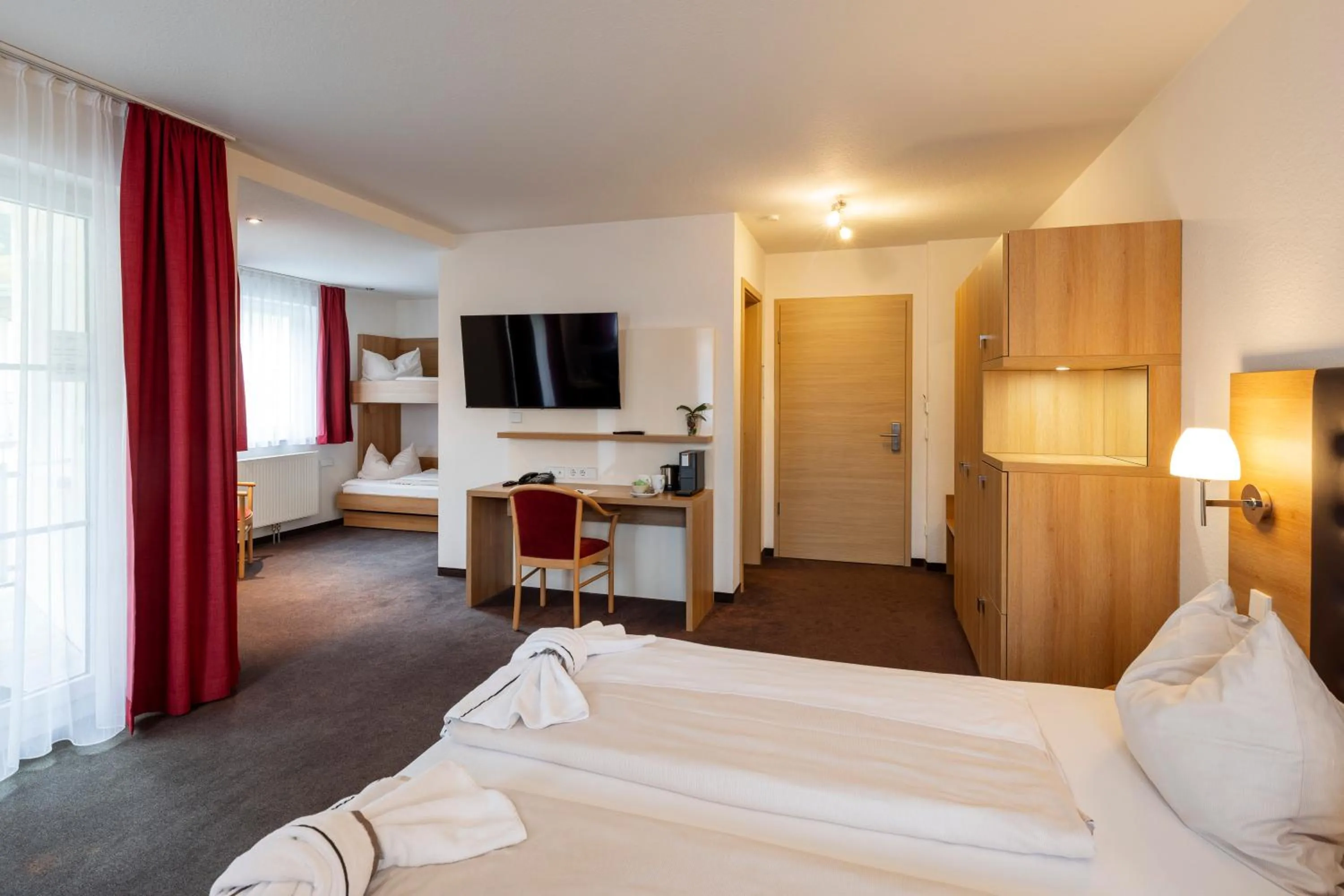 Bed in Hotel Rössle Berneck