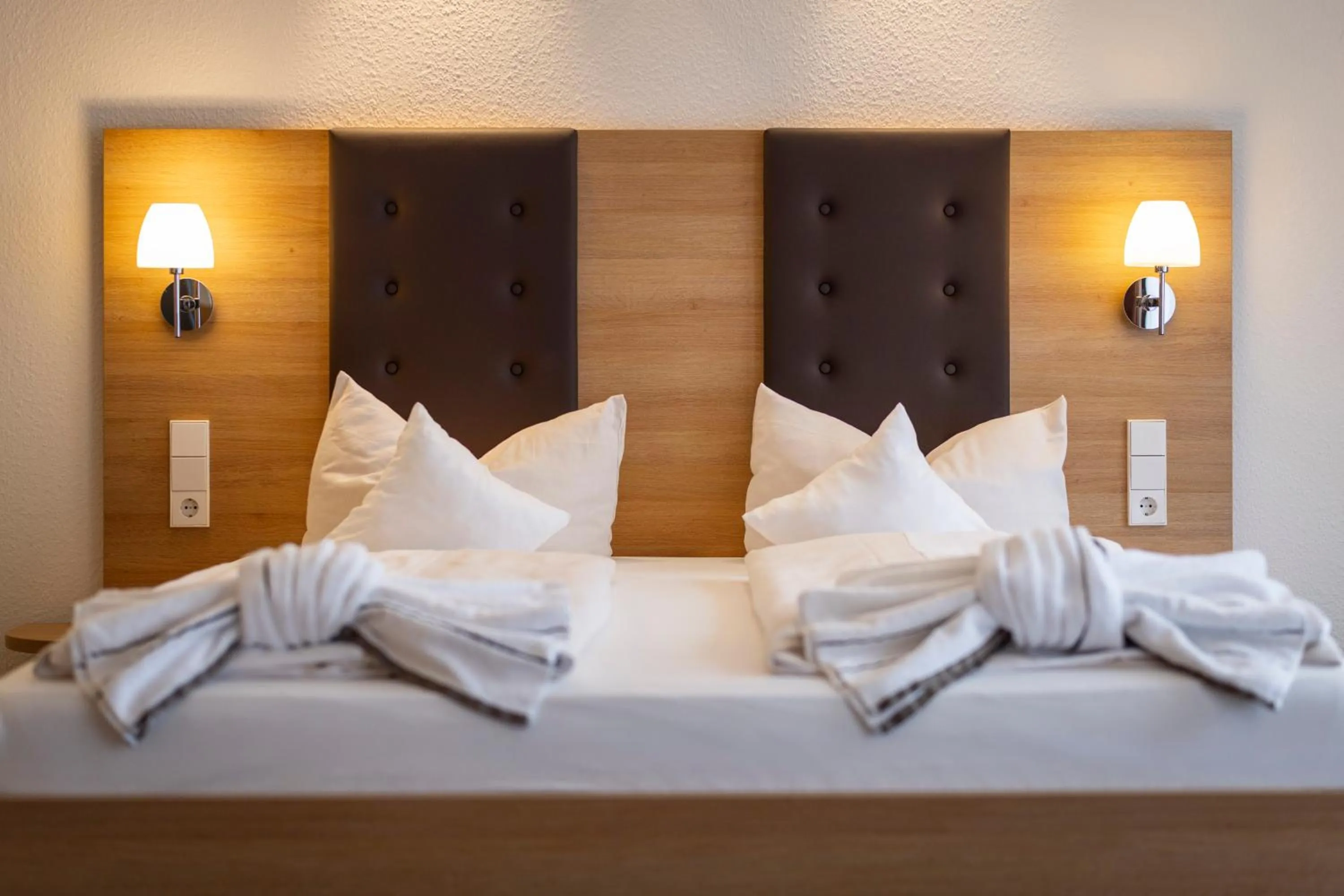 Bed in Hotel Rössle Berneck