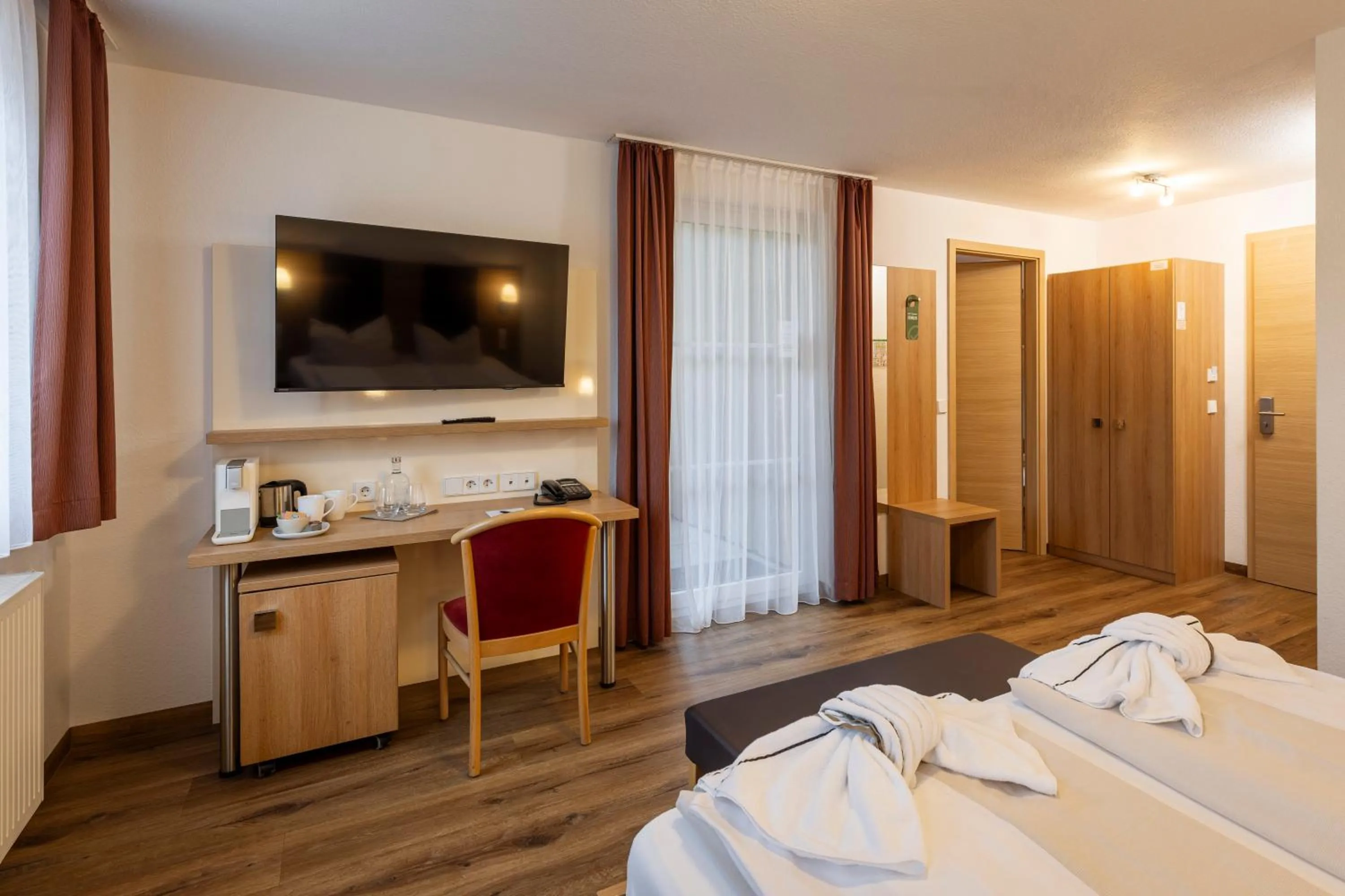 Bed in Hotel Rössle Berneck