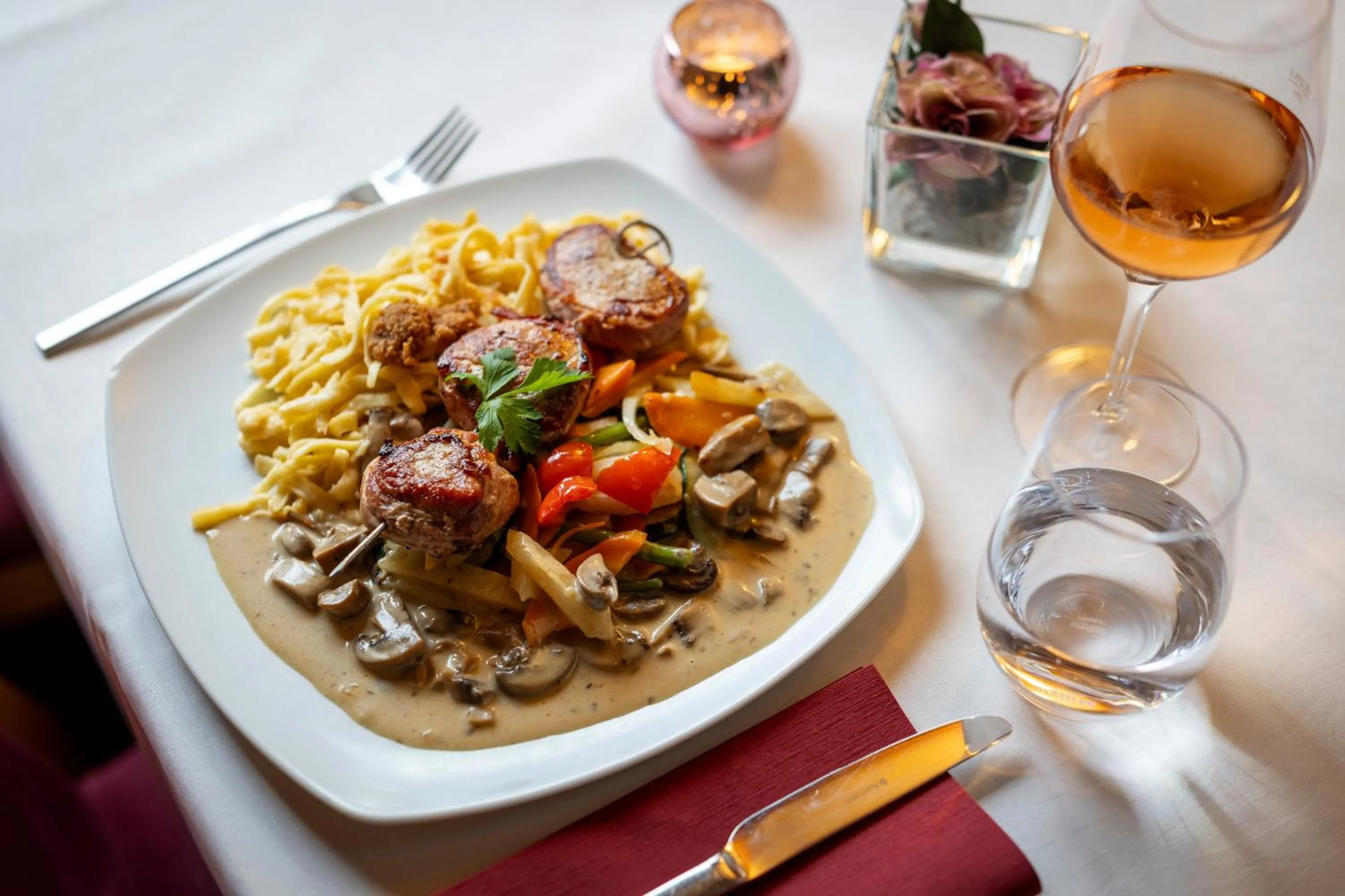 Food and drinks in Hotel Rössle Berneck