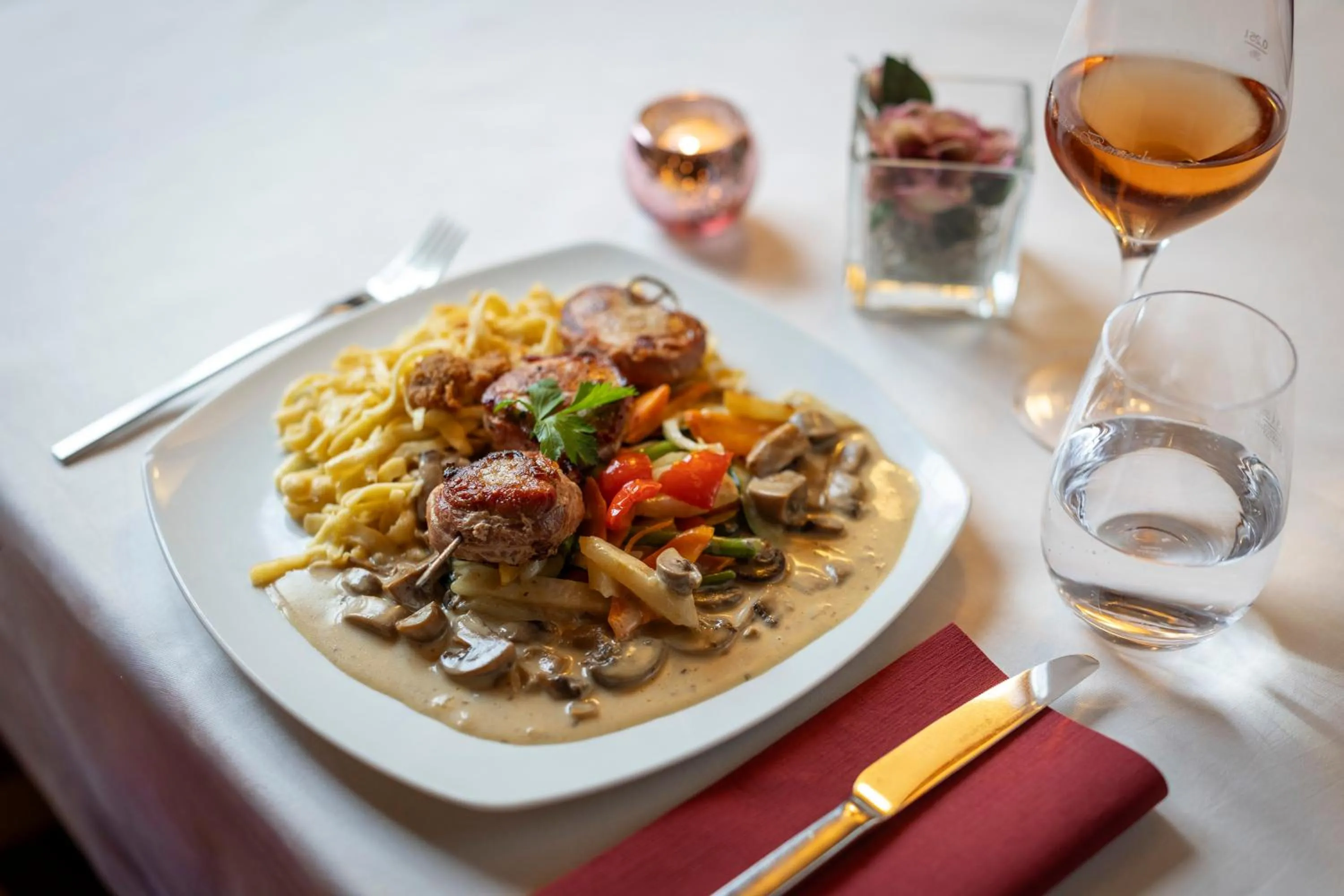 Dinner in Hotel Rössle Berneck