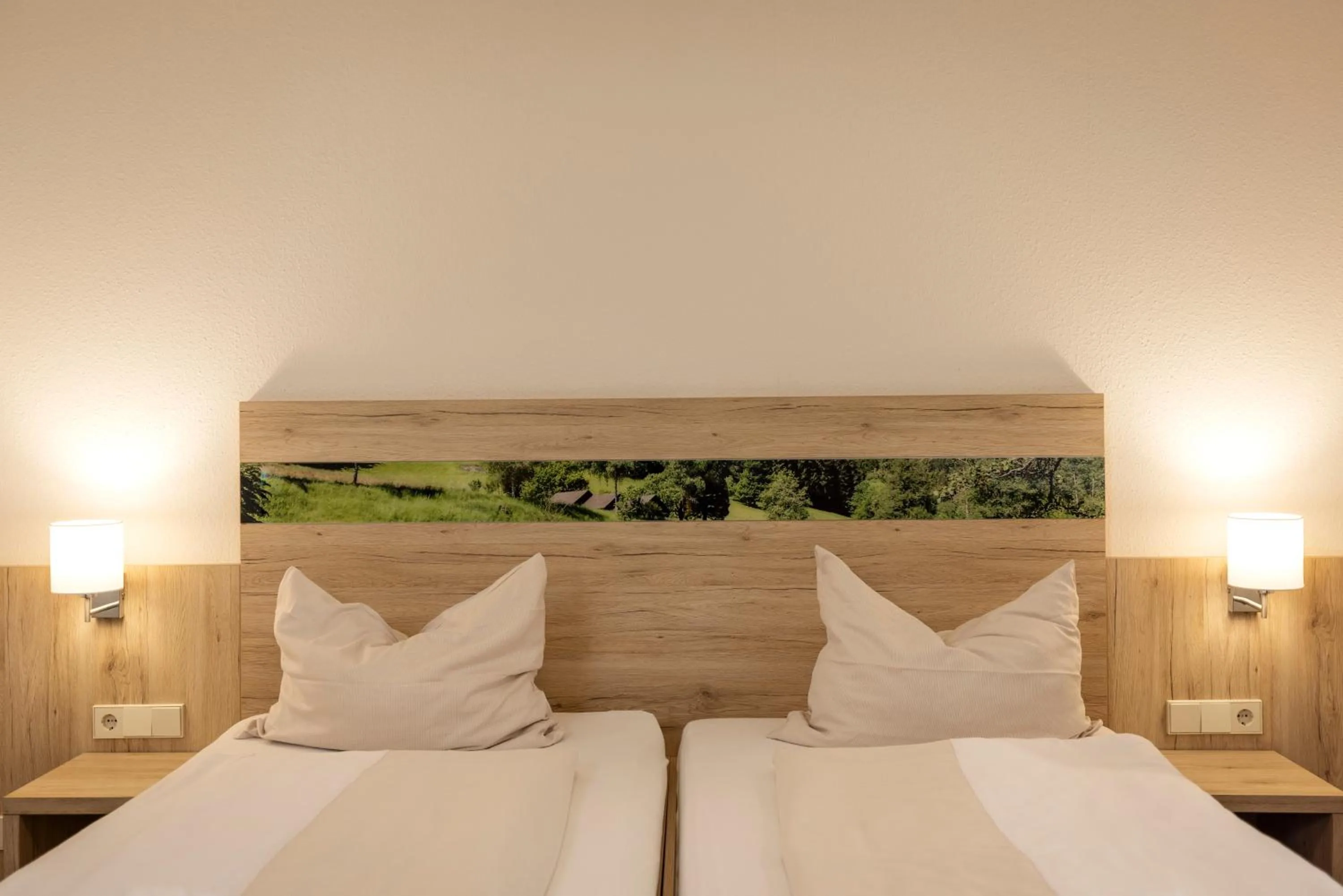 Bed in Hotel Rössle Berneck